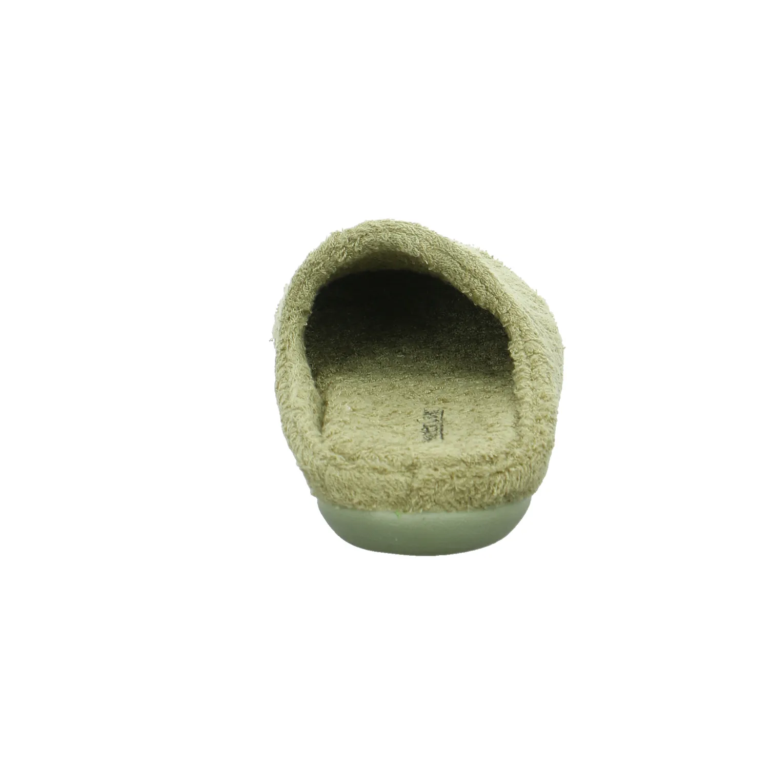 VAN DER LAAN Hausschuh Khaki Textil