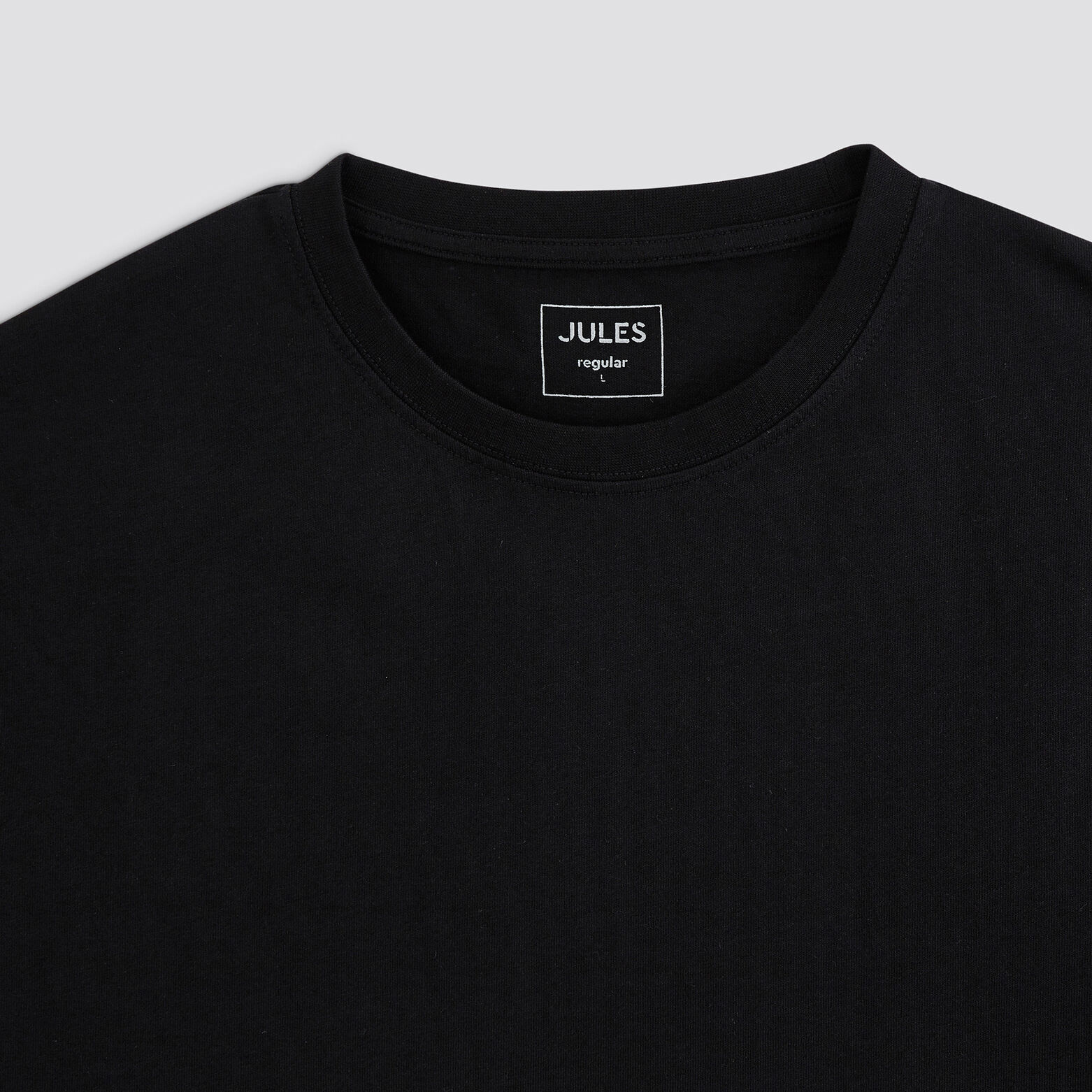 Tee shirt 'le parfait by JULES' coton issu de l'ag Noir