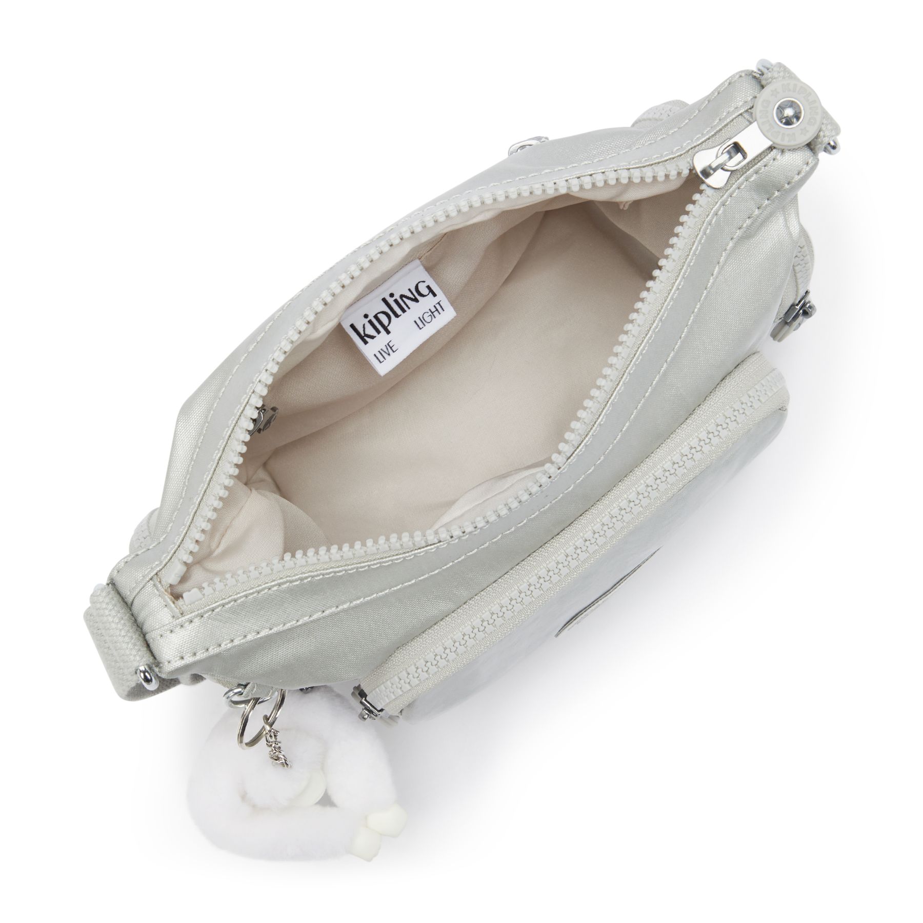 GABBIE MINI Petit sac à bandoulière avec sangle réglable - New Bright Metallic
