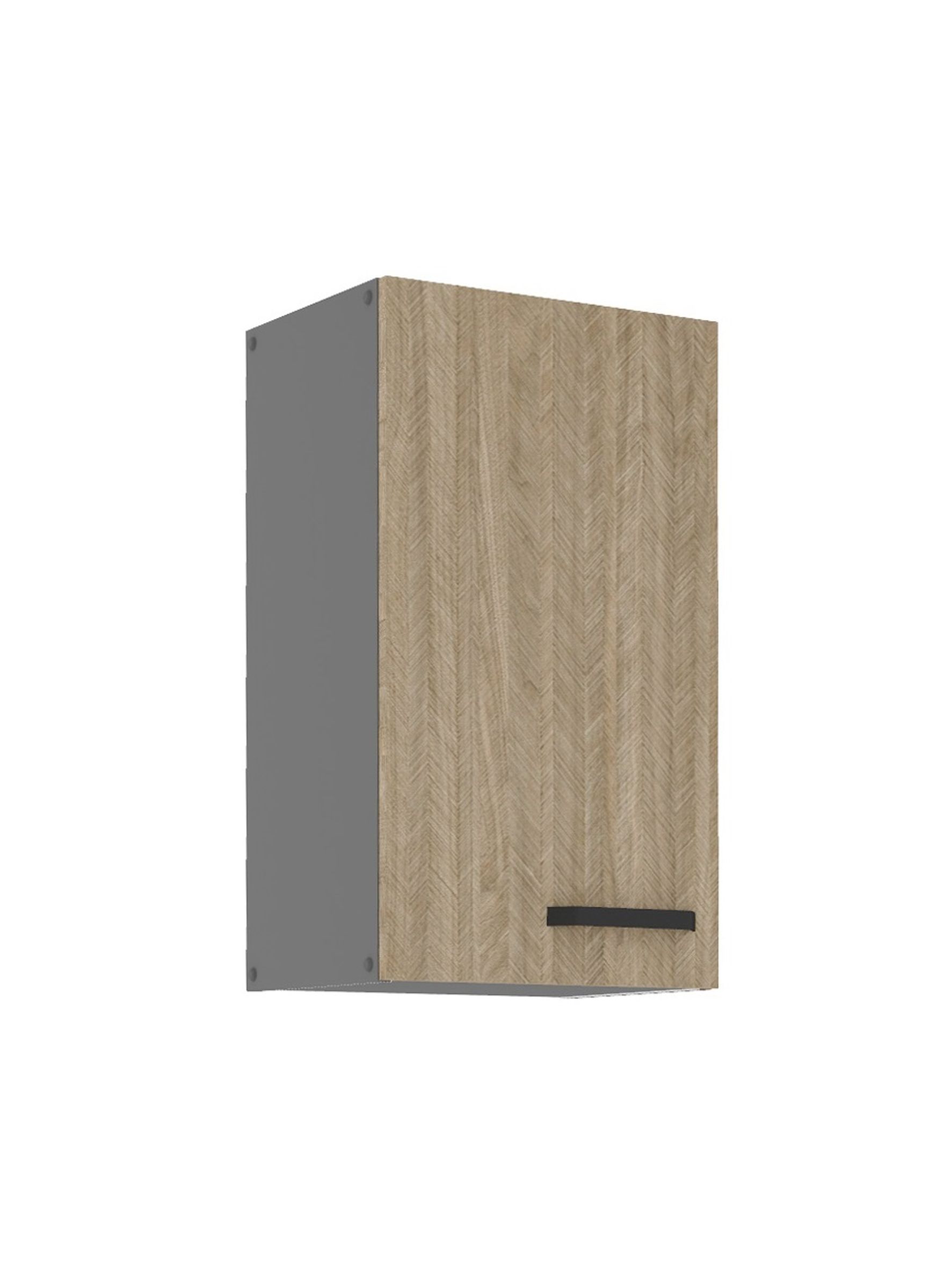 Küche SCANDI Hängeschrank 40 cm Fischgrät Küchenzeile Küchenblock Einbauküche