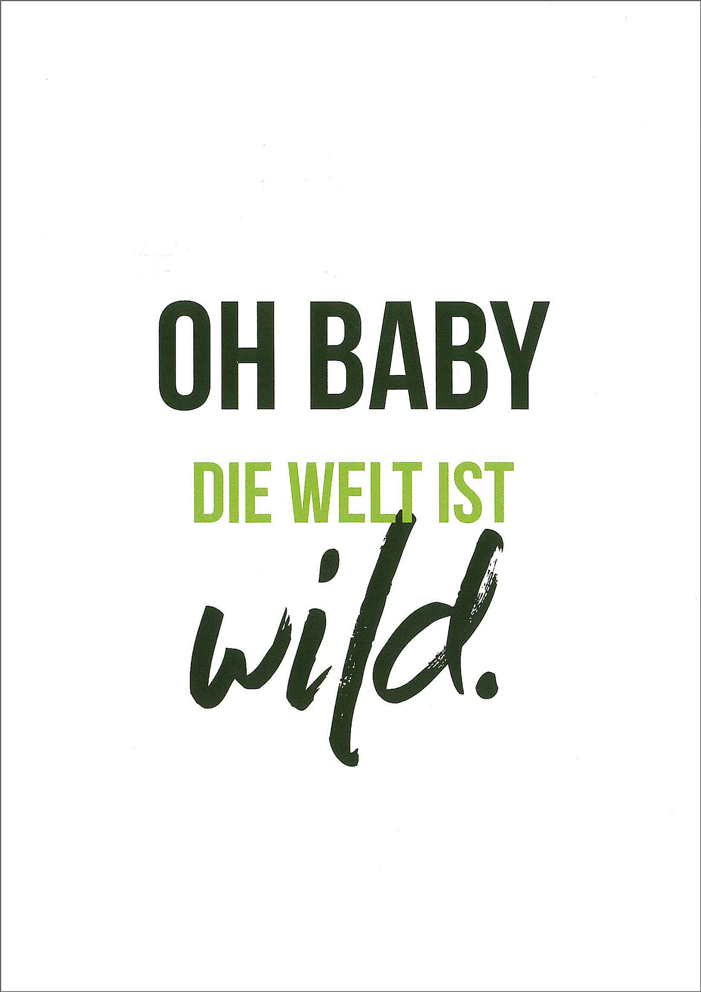Postkarte 'Oh Baby' günstig bestellen