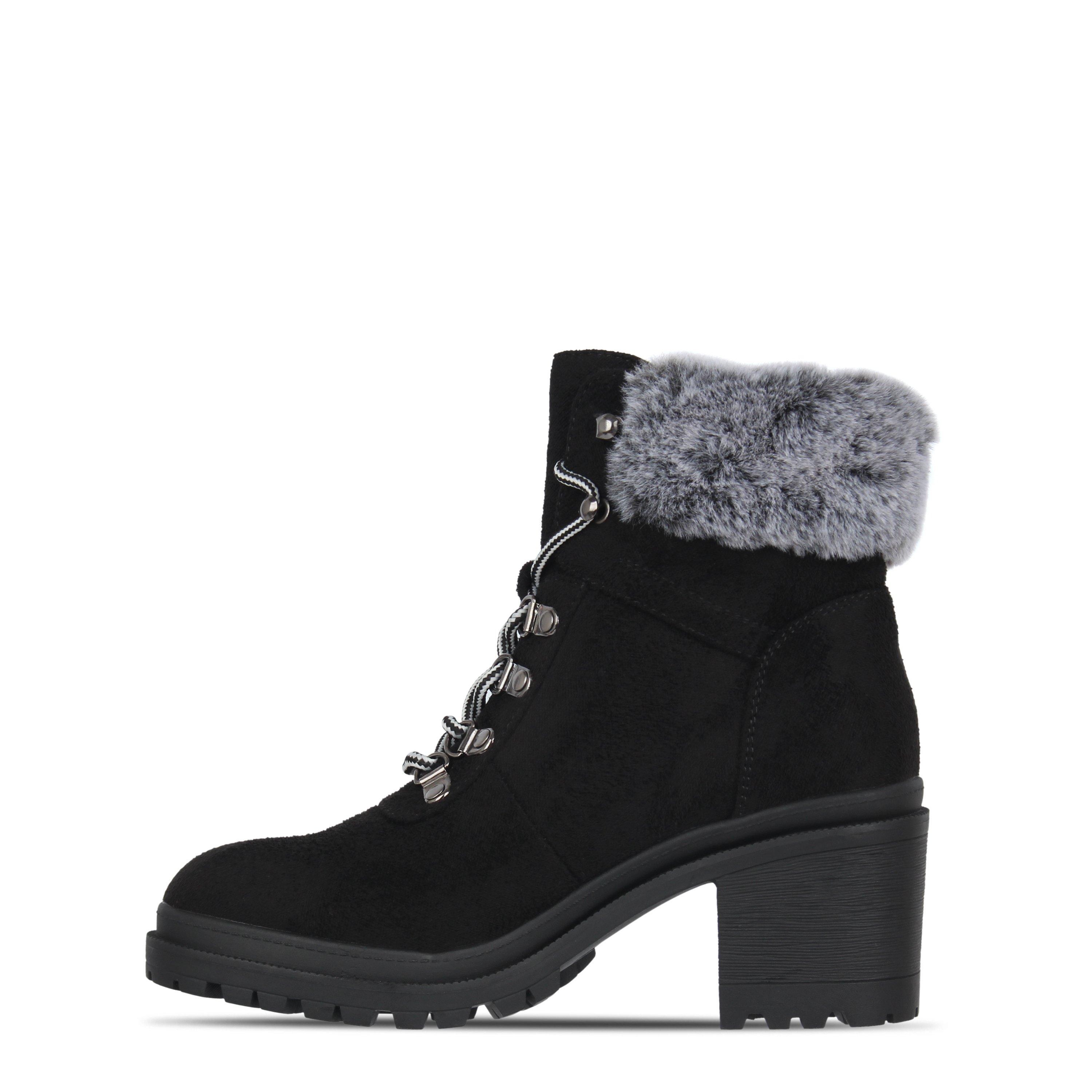 Be You Faux Fur Collar Boot