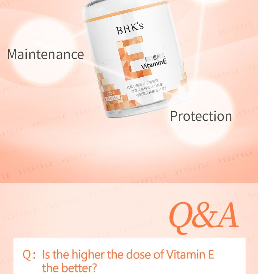 BHK's - Vitamine E Softgels