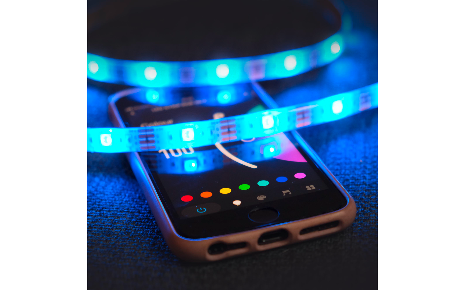 Megalight Strip DIM dimmbare LED Lichtleiste mit verschiedenen Farbmodi 2 Meter