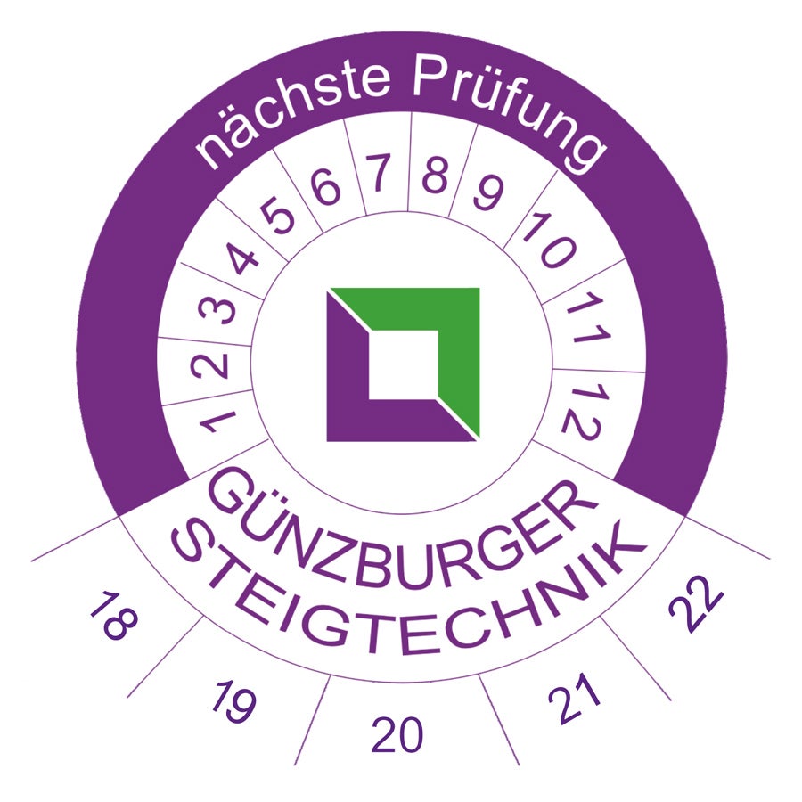 MUNK inspectiesticker, verpakking van 50