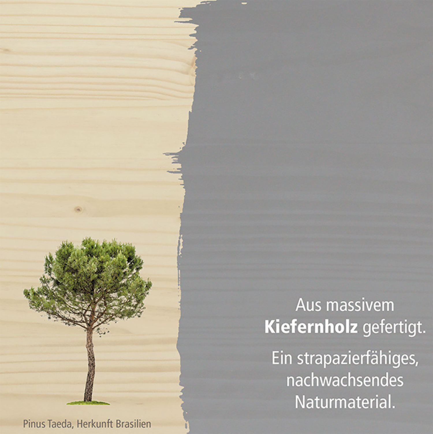 Ausziehbett Laura aus Massivholz