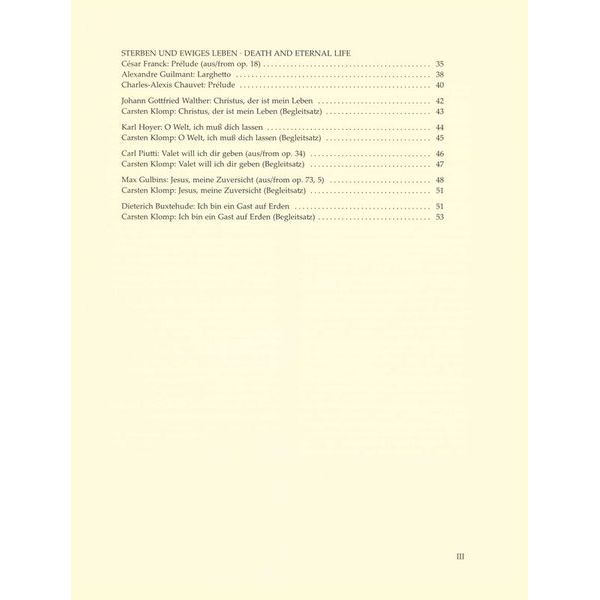 Bärenreiter Organ Plus One Funeral Service