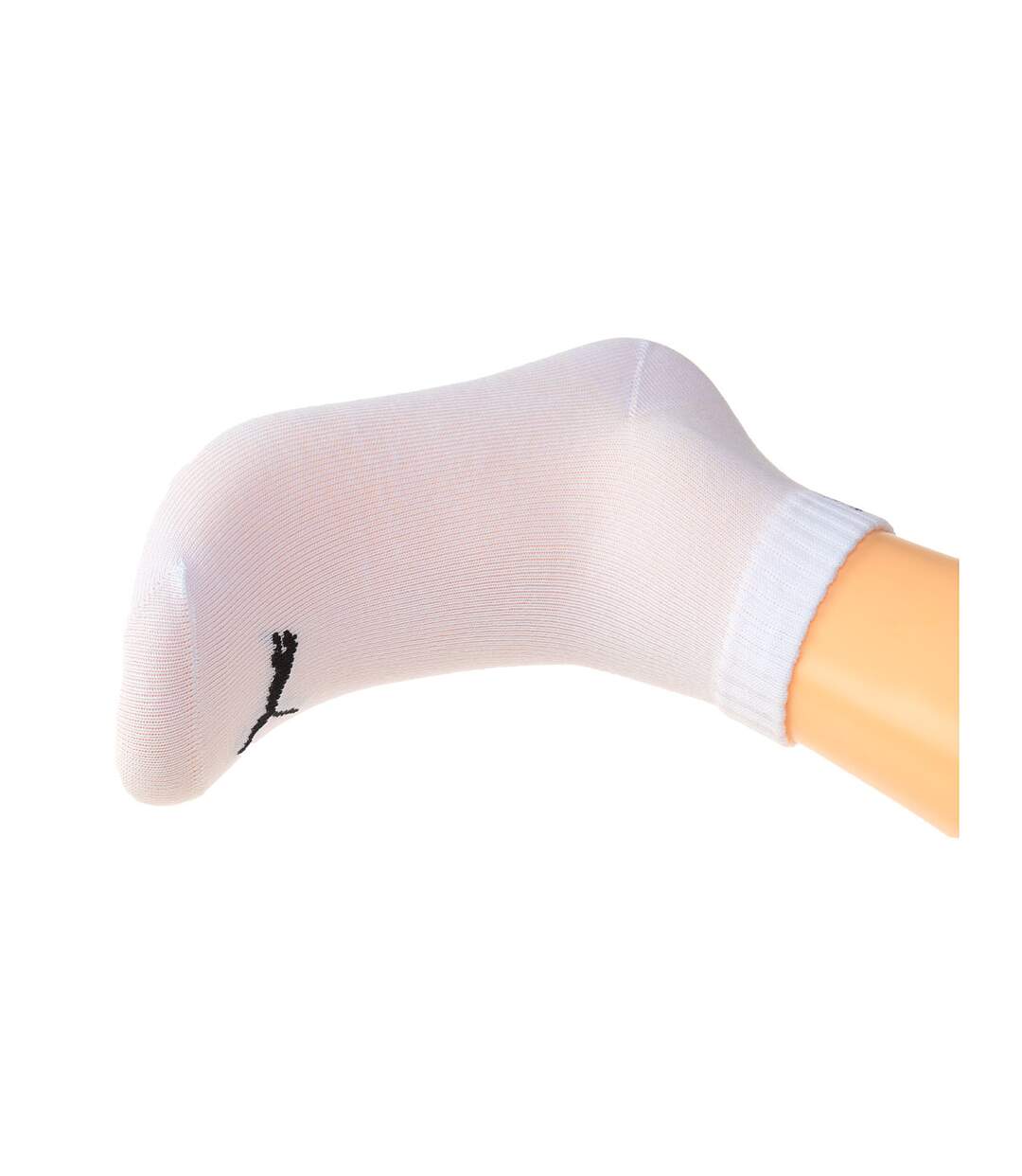 Chaussette Basses - Lot de 3 - Talon renforcé - Pointe renforcée - Coutures plates - Sans bouclette - Multisport - Fine - Coton - Blanc