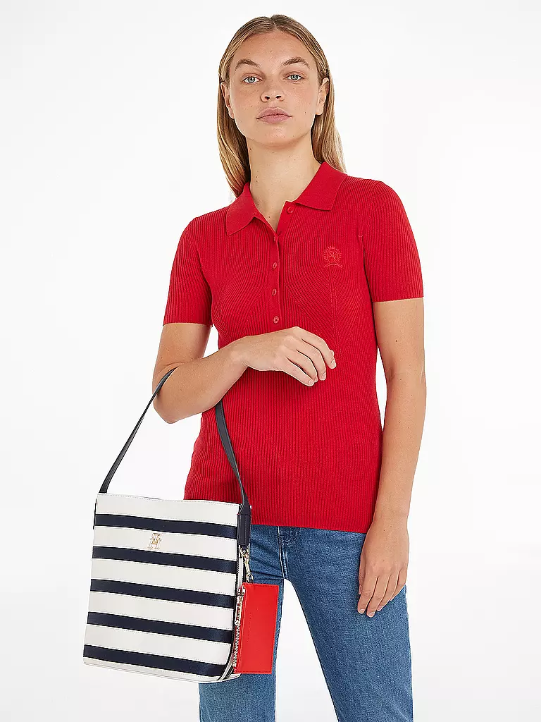 TOMMY HILFIGER Tasche - Hobo Bag dunkelblau