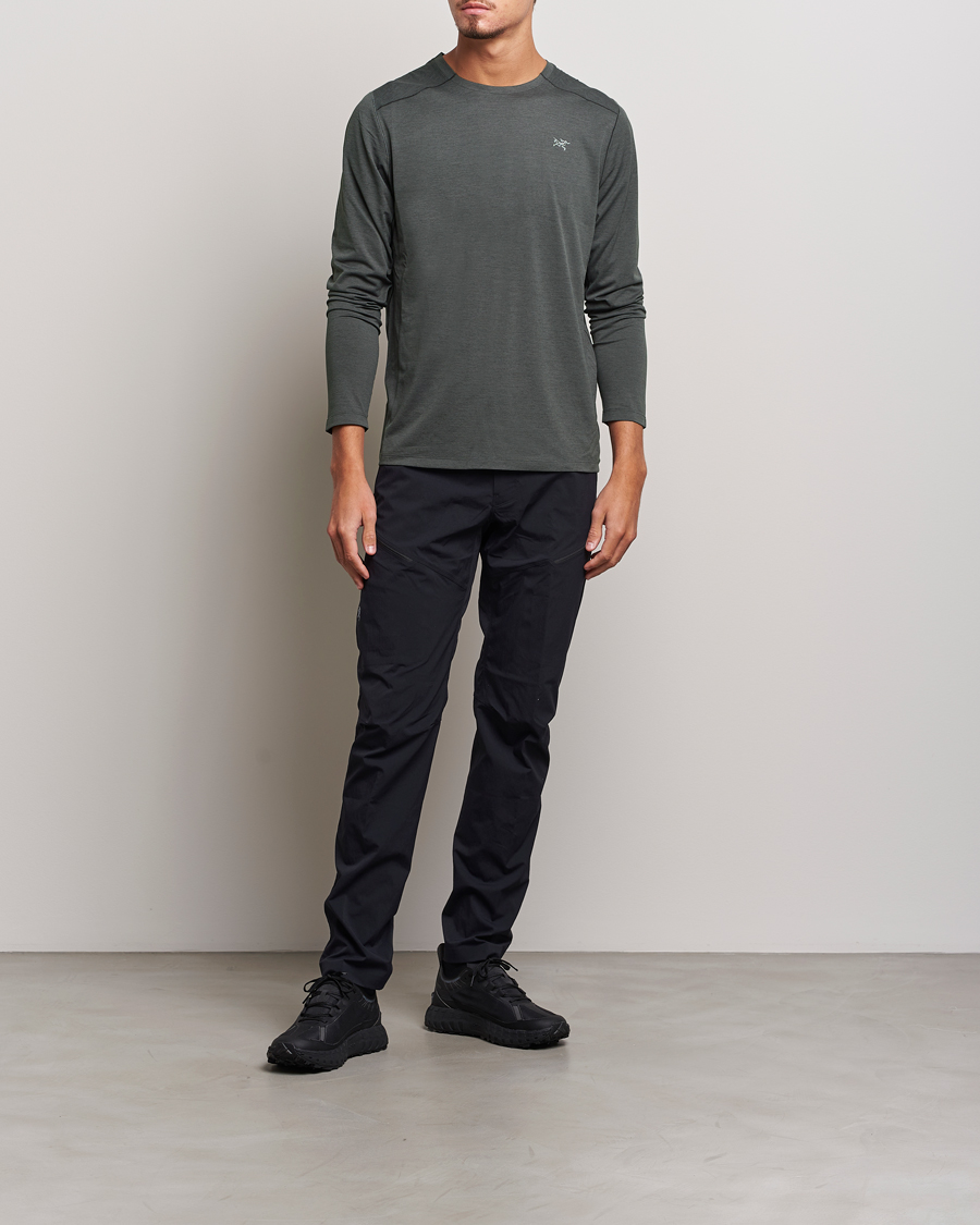 Arc'teryx Cormac Long Sleeve T-Shirt Black Heather