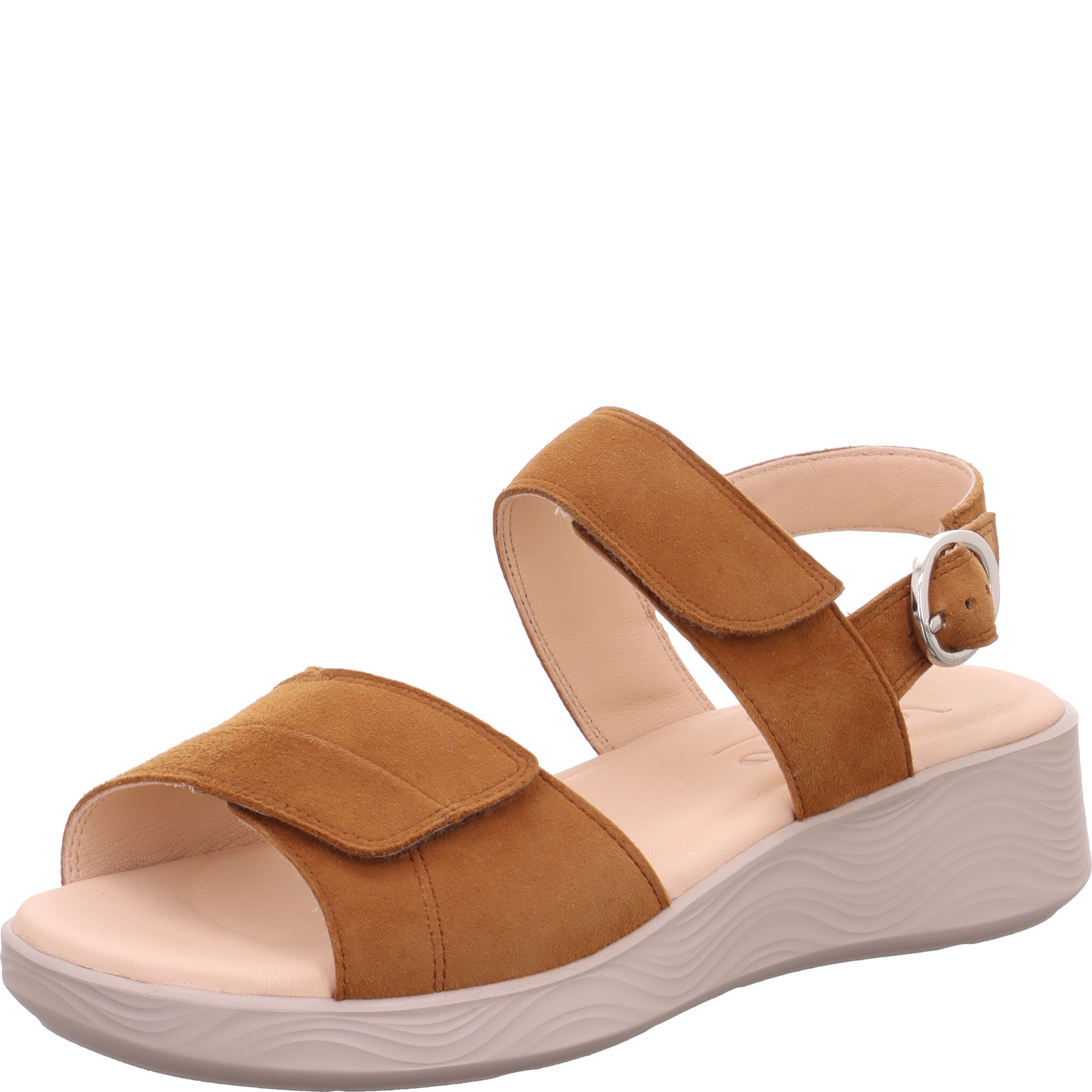 legero SWING Damen  Sandale mit Schnalle - Farbe: Ginger Bread - Größe: 39
