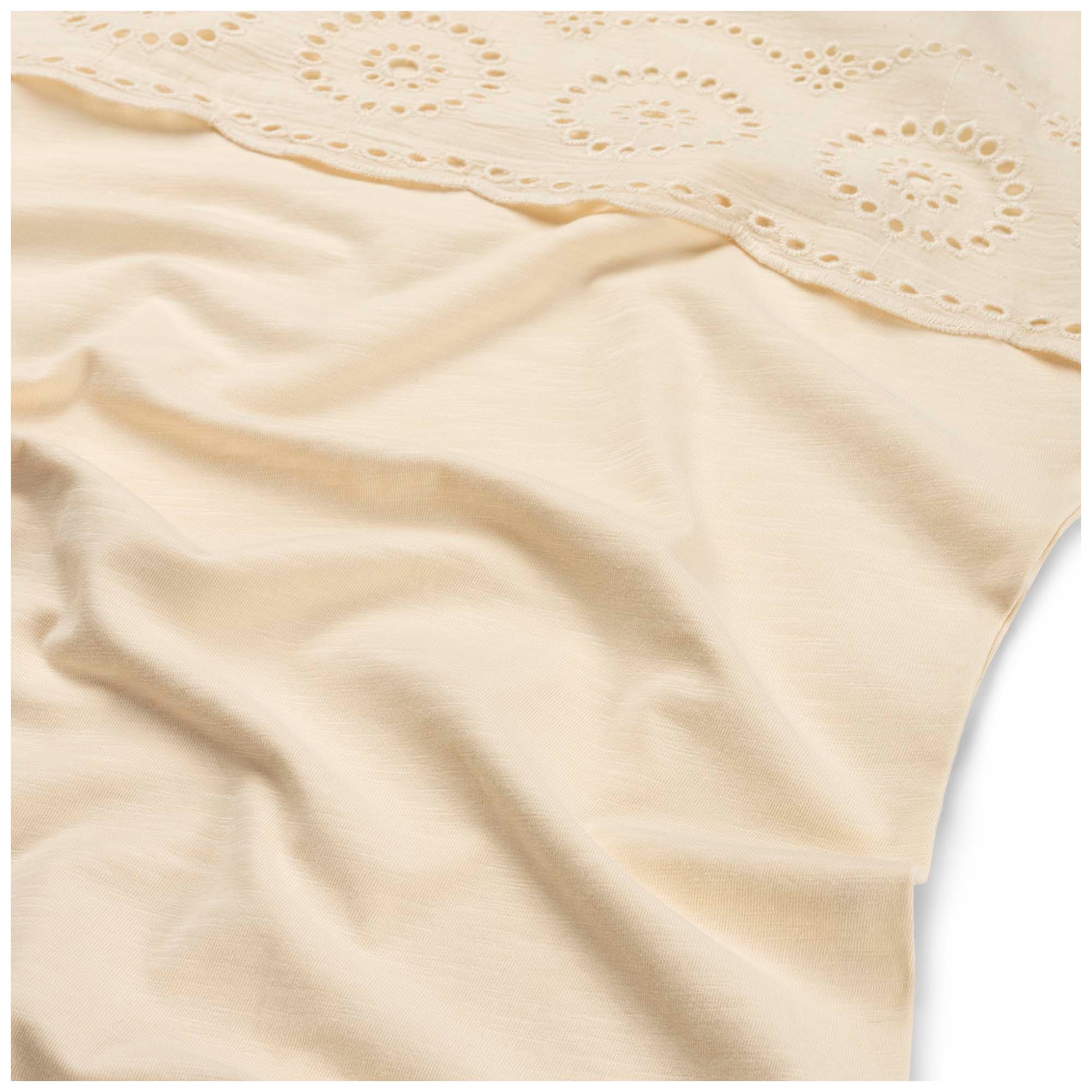Prénatal zwangerschapsshirt korte mouwen effen wit