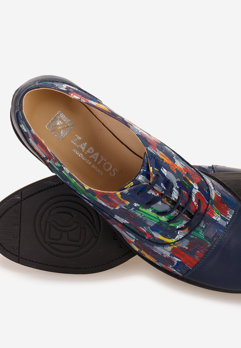 Chaussures oxford femme multicolores Genave V4