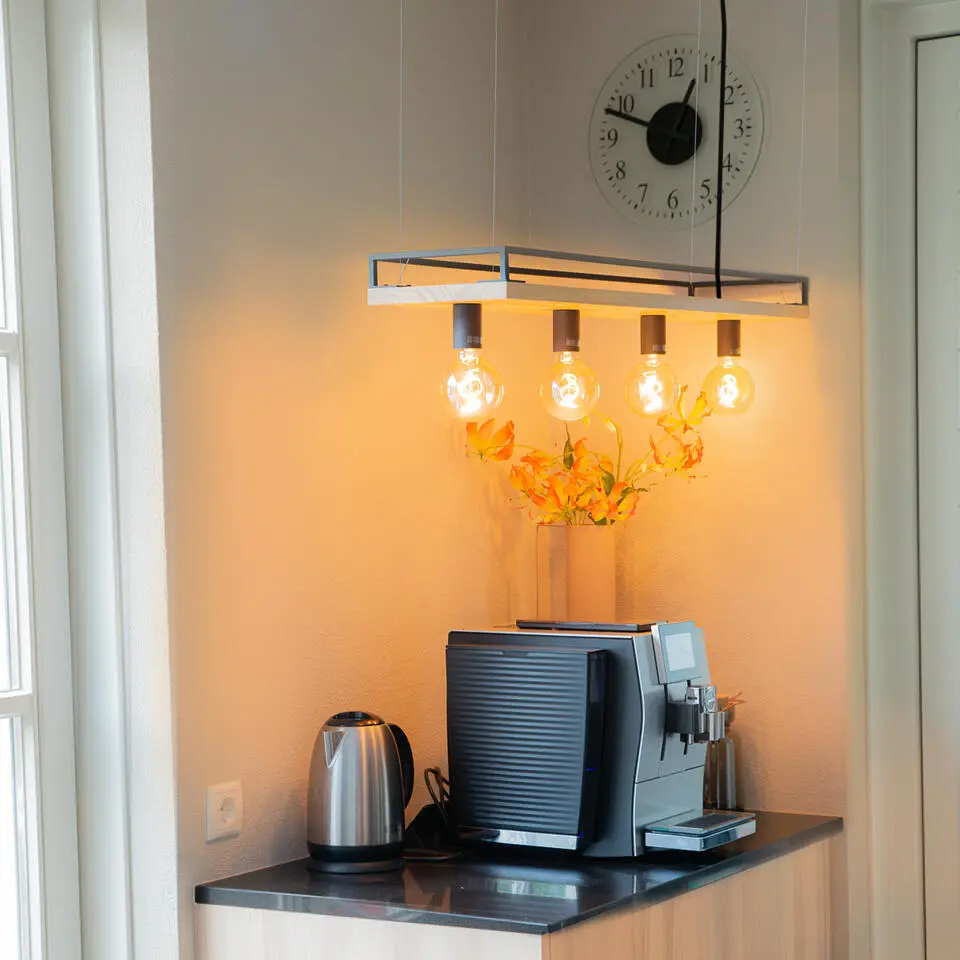 Qazqa hanglampen shelf zwart e27