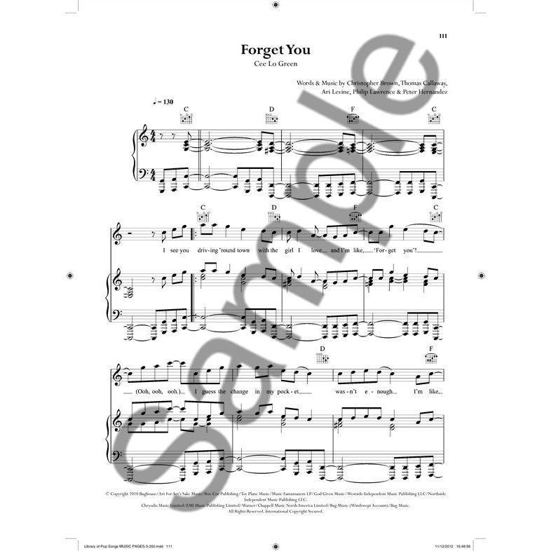 MusicSales - The Library Of Pop Songs