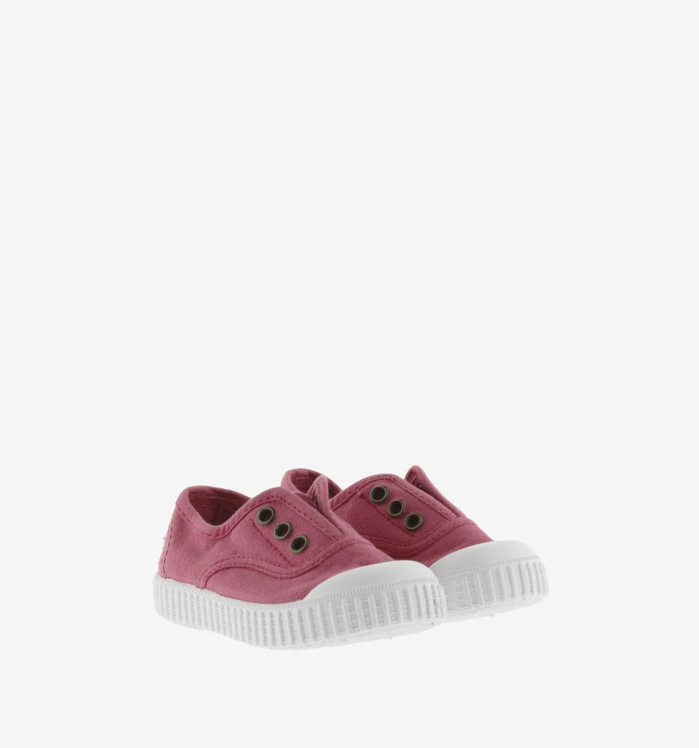 1915 INGLESA TENNIS TOILE DREC® ÉLASTIQUE Baskets en toile avec élastique pour enfant FRAMBUESA