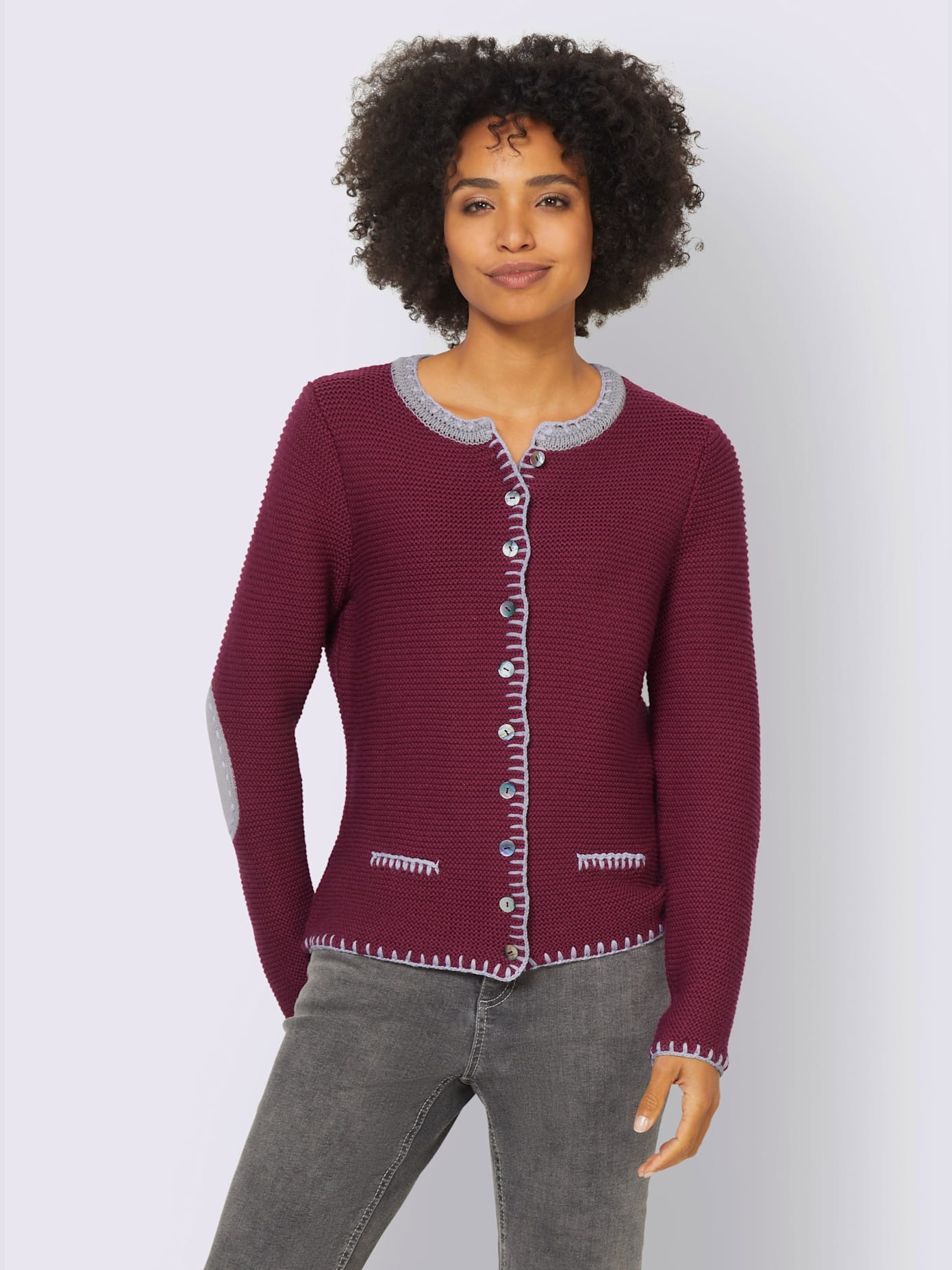 Cardigan jolie structure tricot