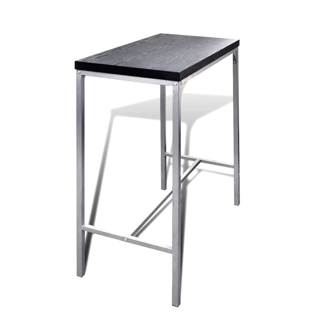 Hoge keukentafel + stoelen