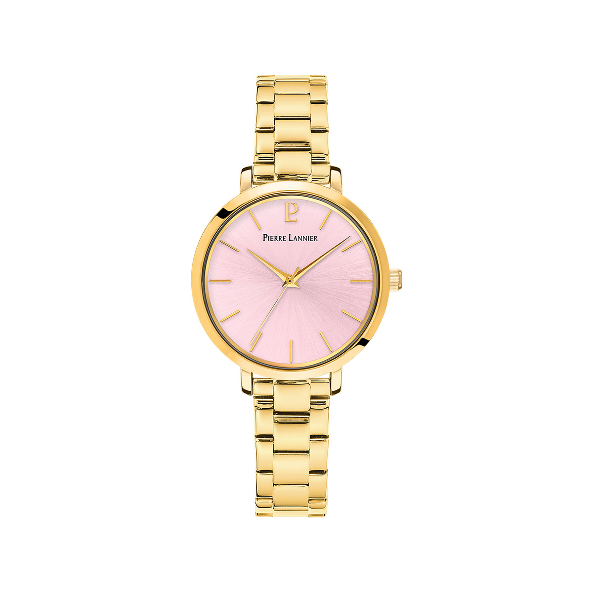 Montre PIERRE LANNIER Chouquette femme bracelet acier doré