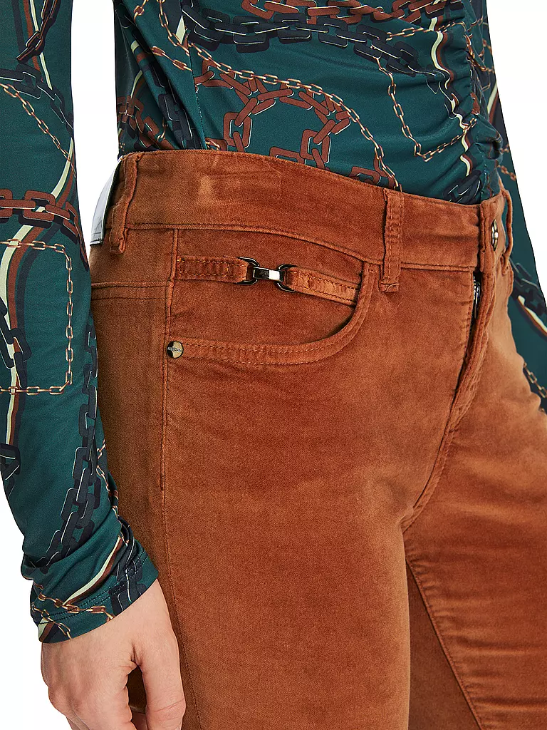 MARC CAIN Hose SILVI orange