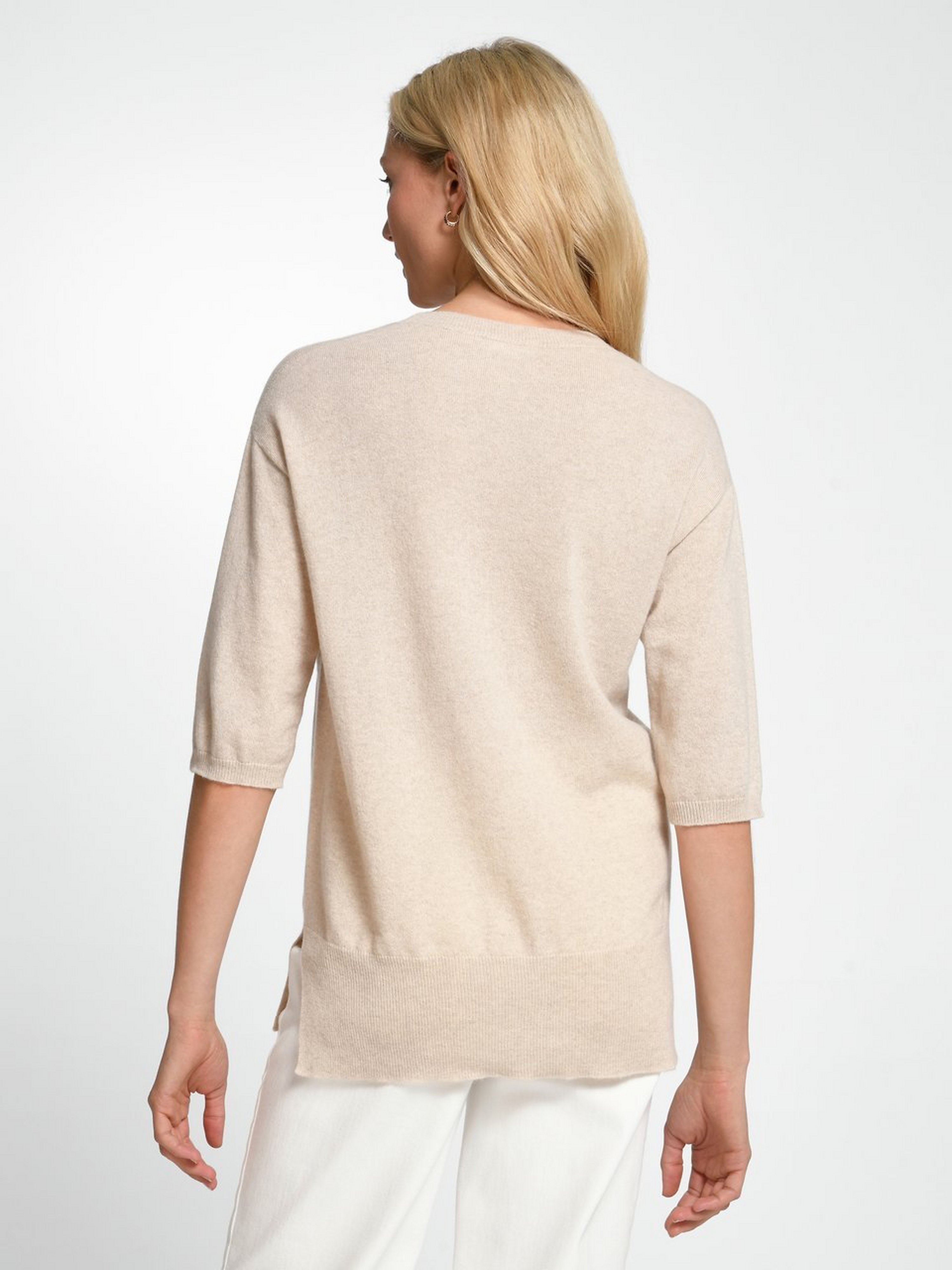 Rundhals-Pullover aus 100% Kaschmir
