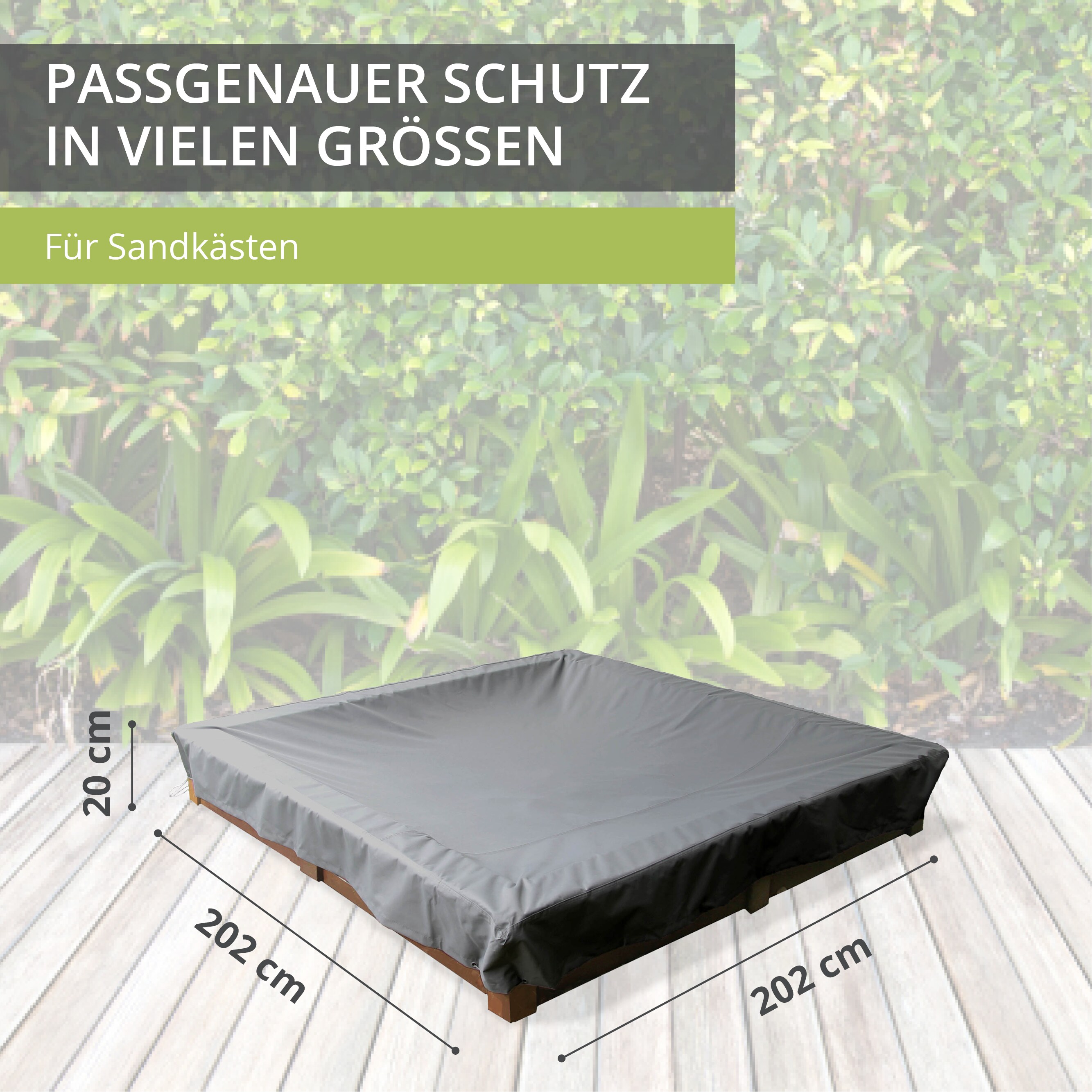 Premium Sandkasten Abdeckung