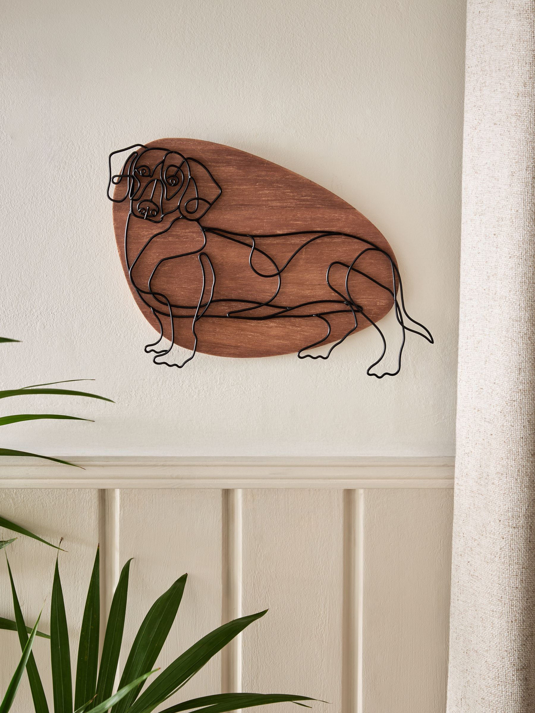 Dachshund Wire Wall Plaque