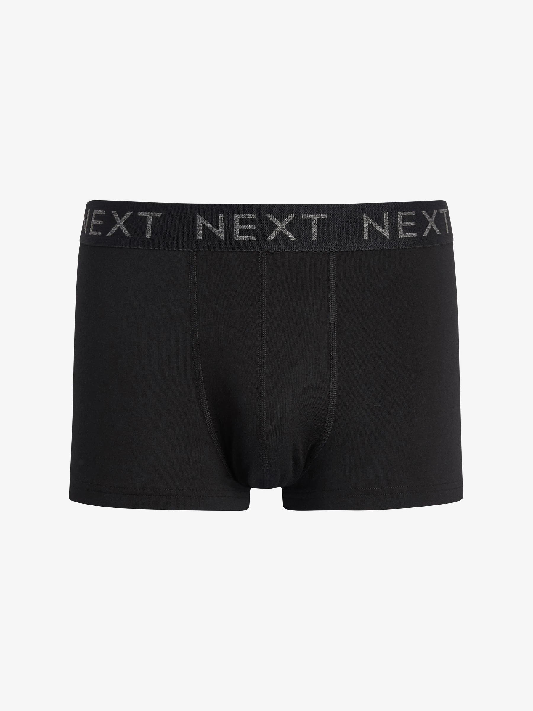 Zwart - Hipster boxers van katoenrijke mix