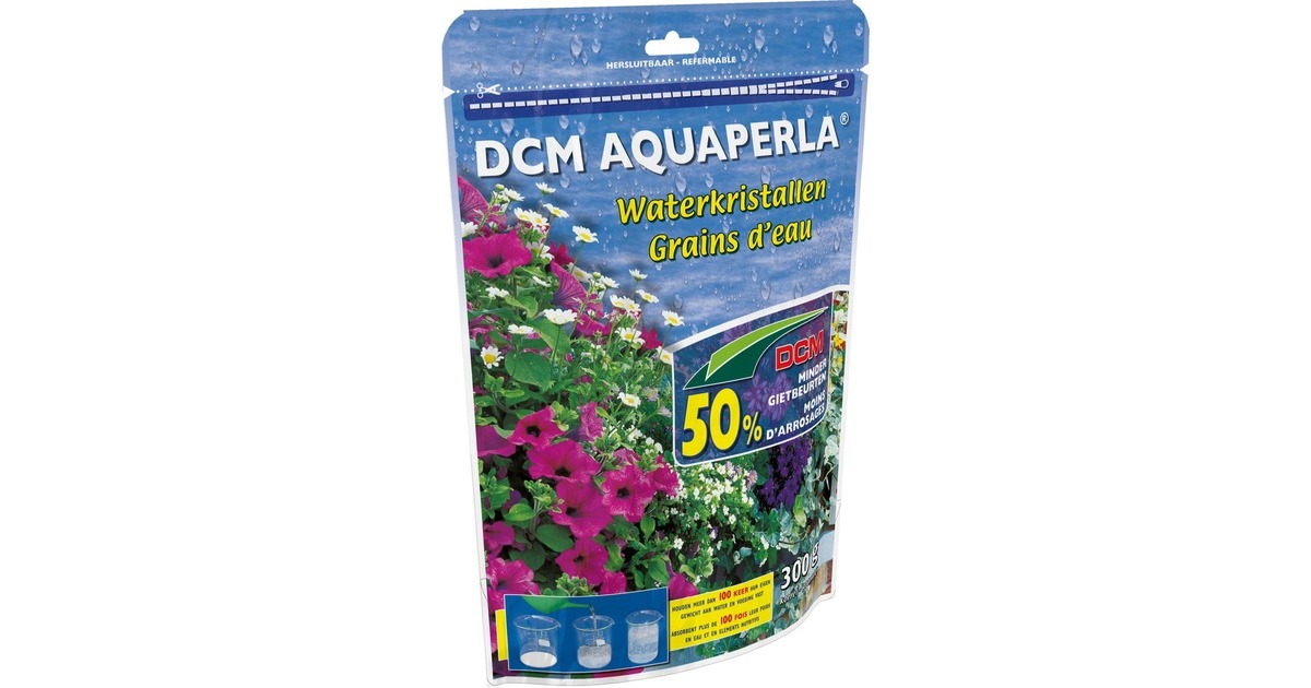 DCMAquaperla - Waterkristallen 0,3 kg bodemverbeteraar