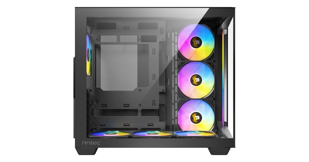 AntecC5 ARGB midi tower behuizing  (Zwart | 2x USB-A | 1x USB-C | Tempered Glass)