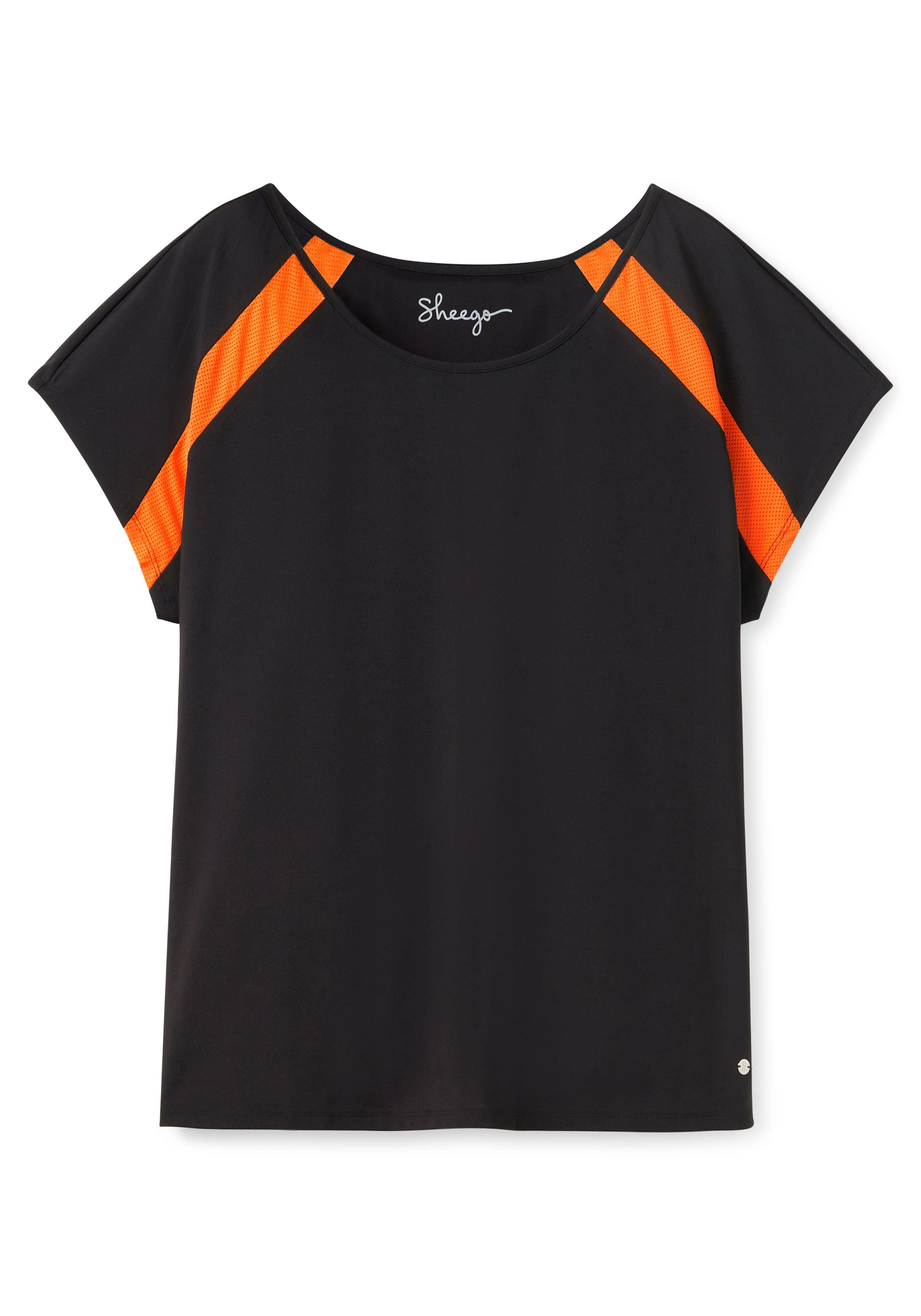 Funktionsshirt mit Mesh-Einsätzen am Ärmel