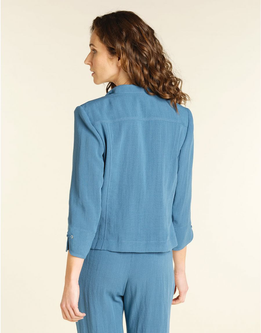 Veste tailleur chic bleue