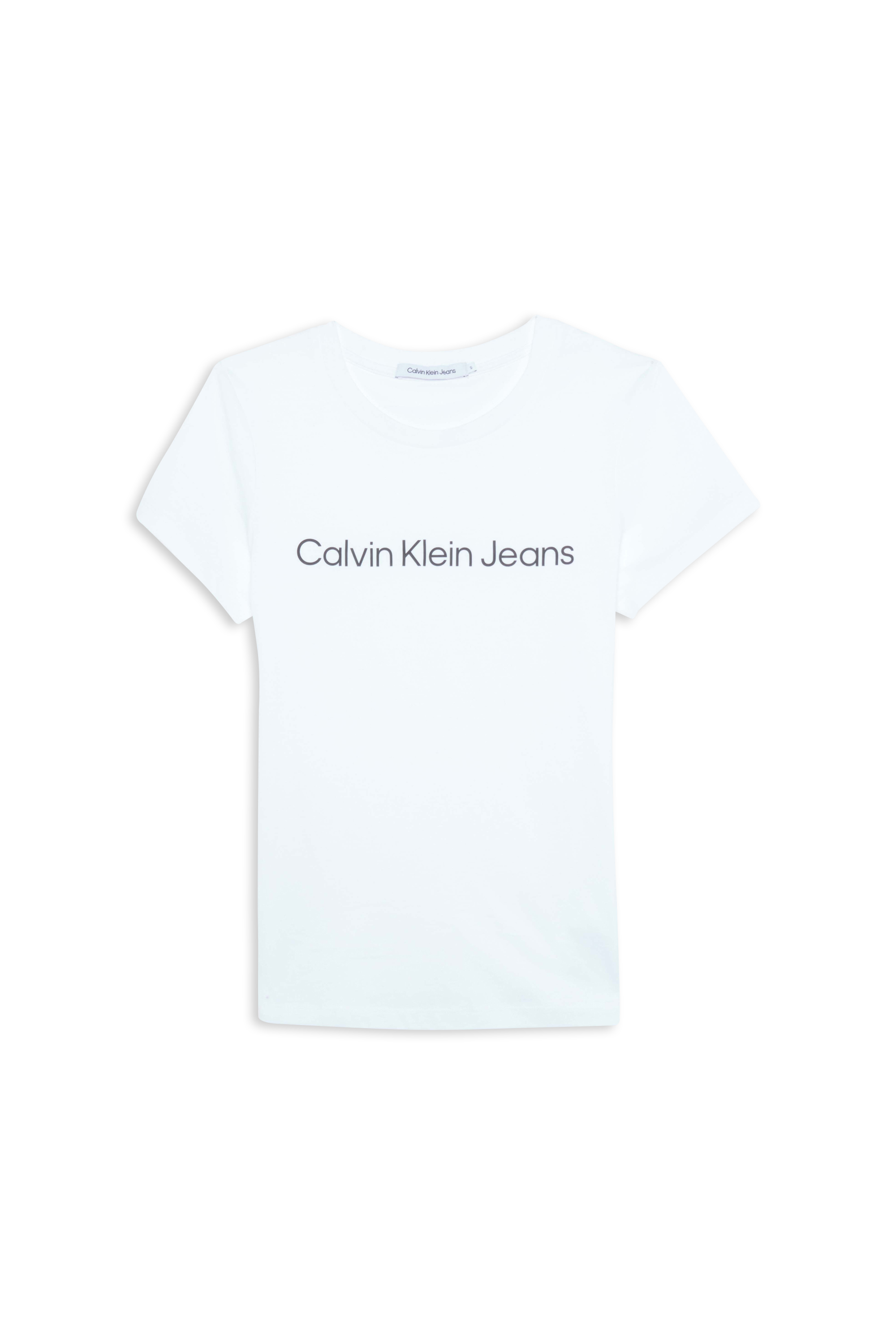 CALVIN KLEIN JEANS T-shirt CORE INSTIT LOGO SLI Blanc
