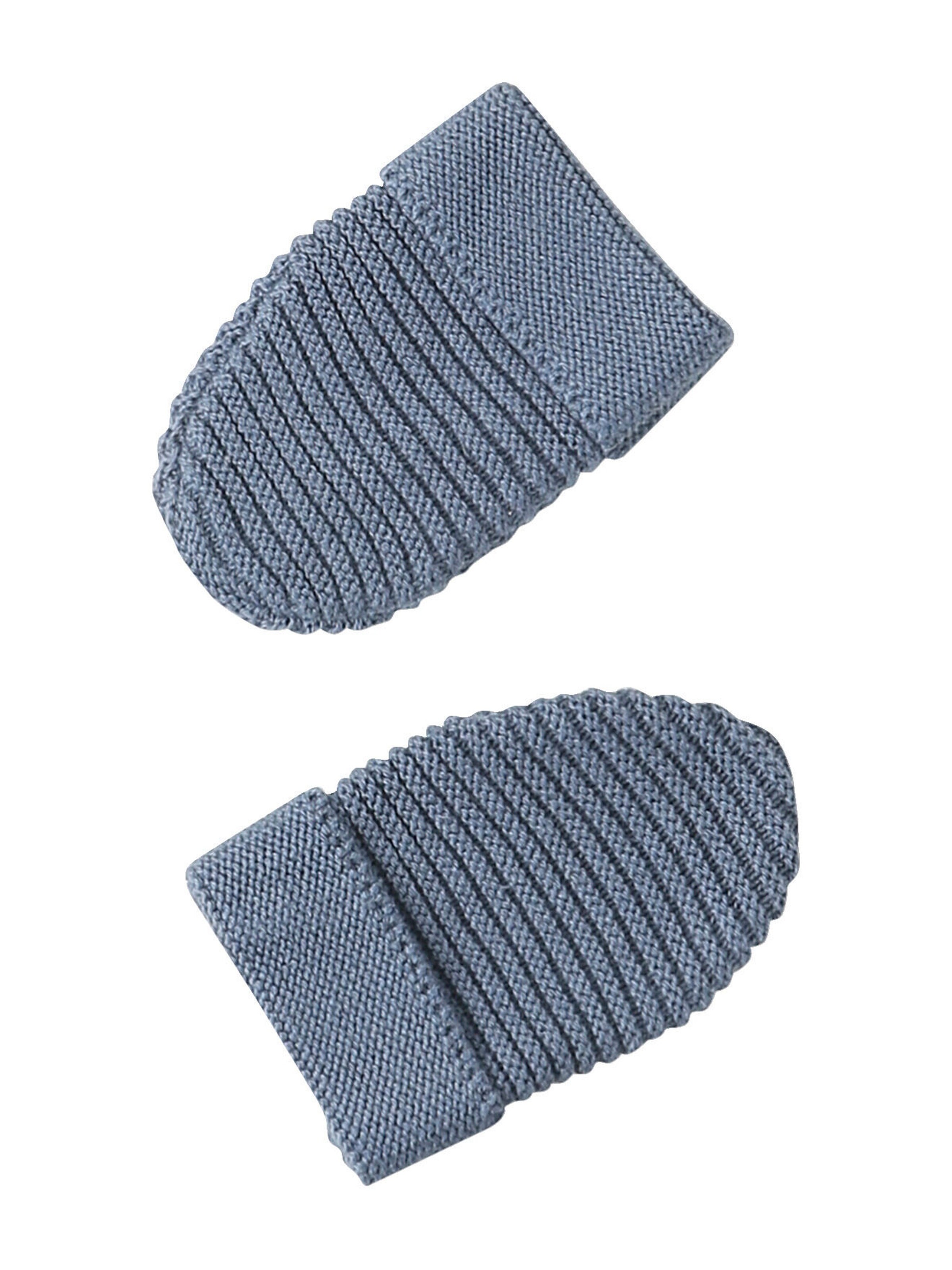 Vertbaudet Baby-Set: Mütze, Fäustlinge & Schühchen im Geschenkbeutel jeansblau