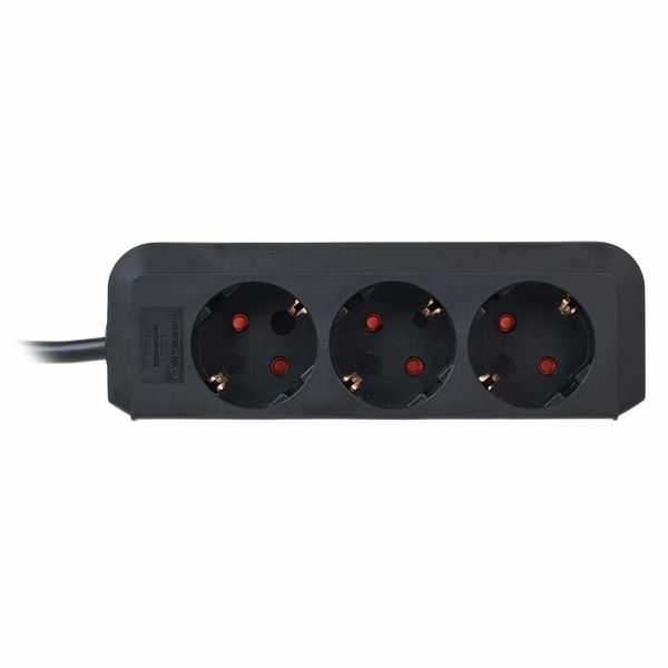 Brennenstuhl Eco-L 3 Way Split 1,5m BK