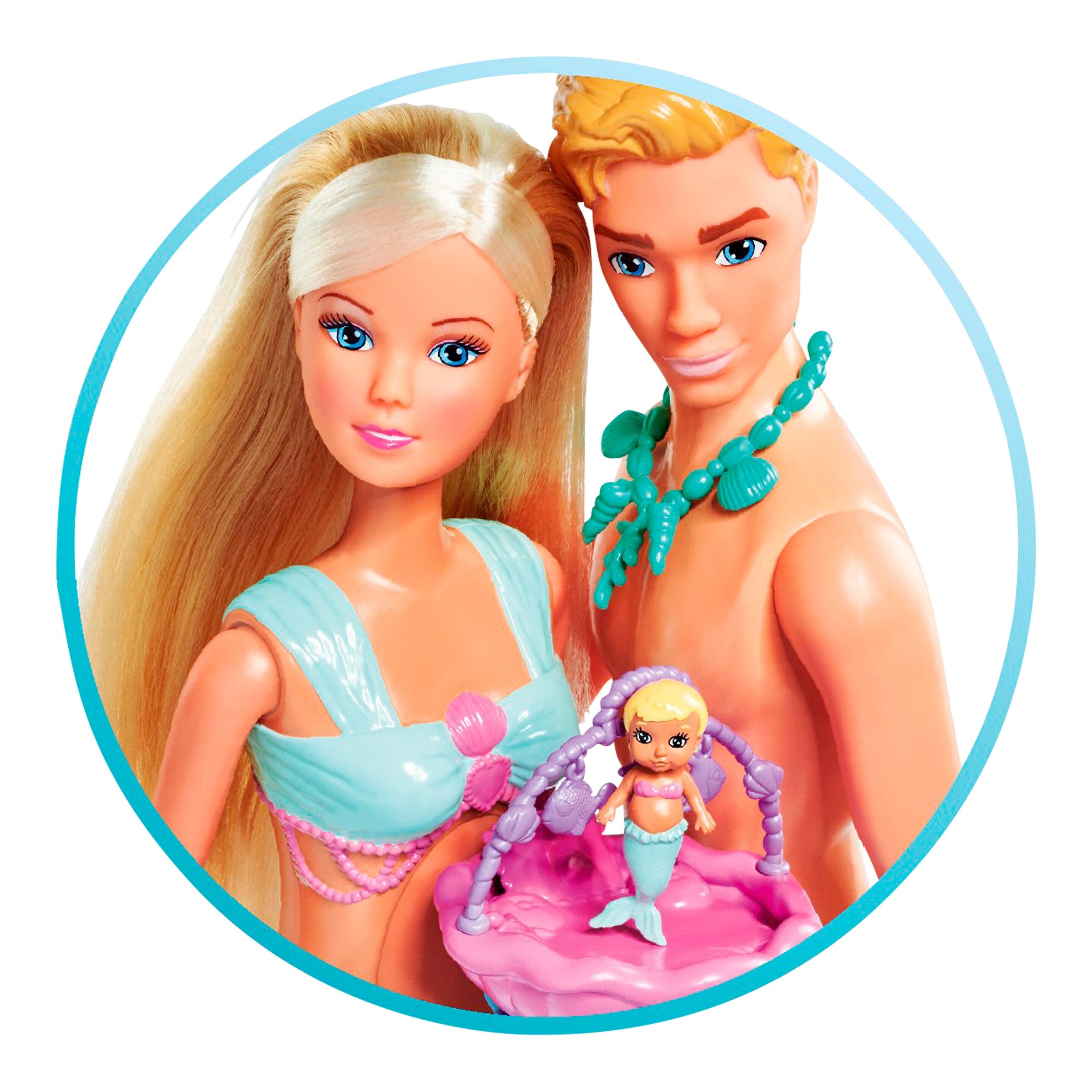 Steffi Love Puppe Mermaid Family