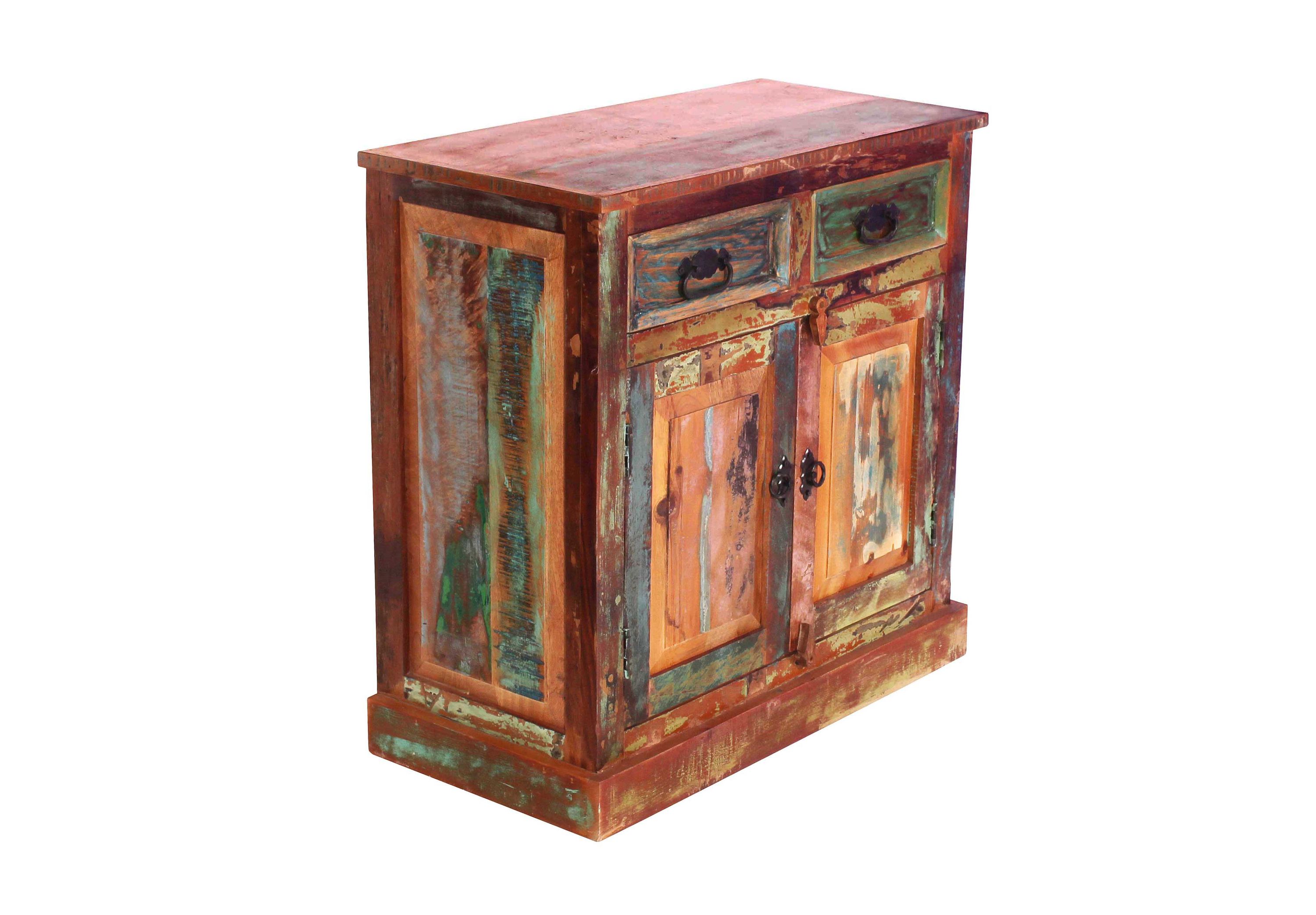 Kommode RIVERBOAT Altholz Schubladenschrank Sideboard Wohnzimmerschrank Schrank