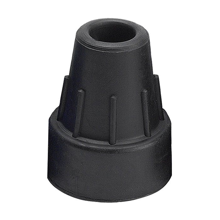 SAHAG Krückenkapseln 19mm schwarz 1 Paar