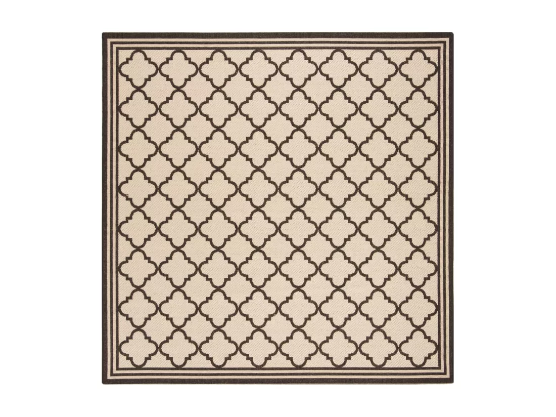 Tapis Creme & Brown 201 X 201 cm - Ischia