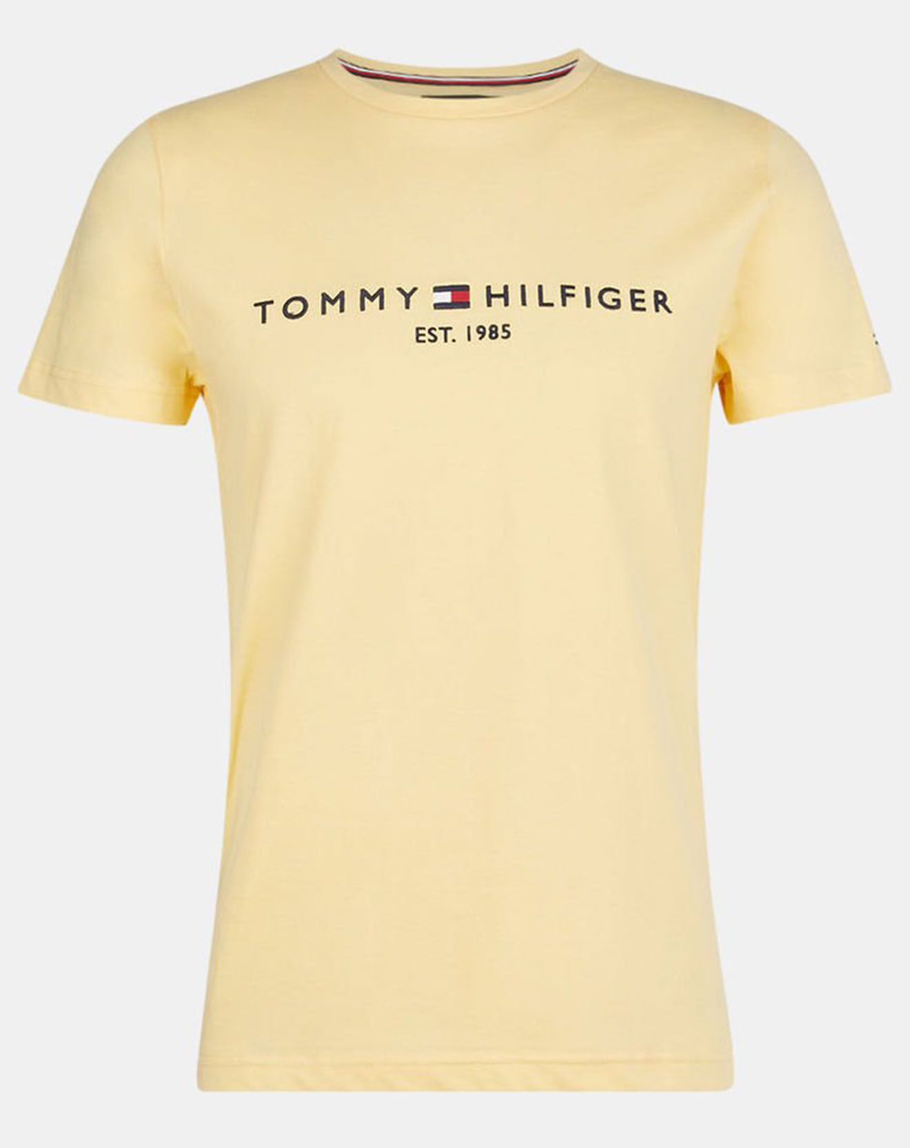 Tommy Hilfiger T-Shirt Tommy Logo jaune pâle