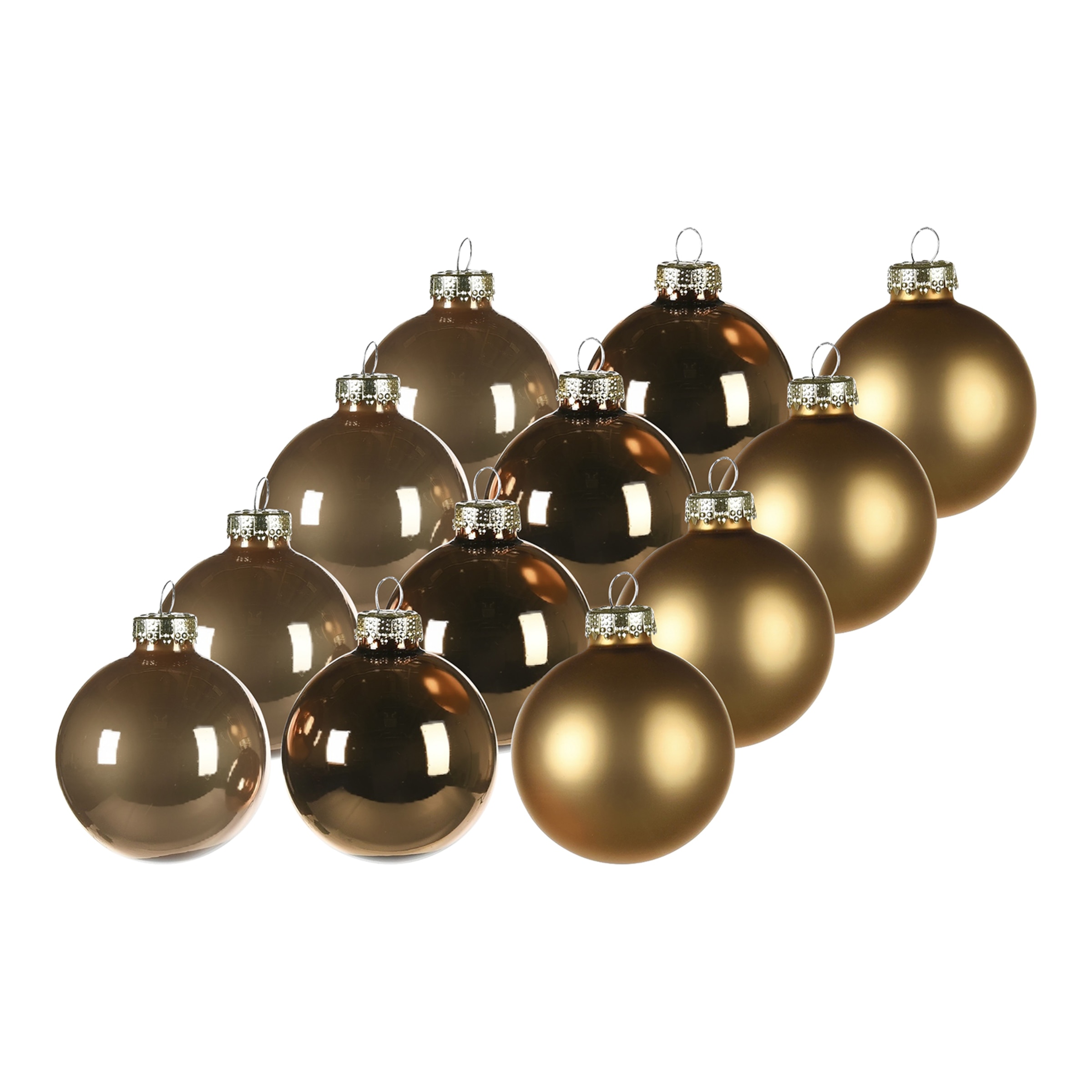 gold, ⌀ 6 cm, 12-teilig