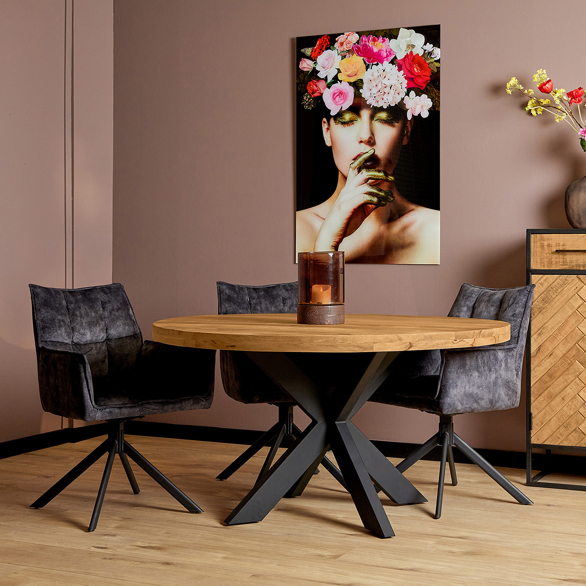 Ronde eettafel Maas 130