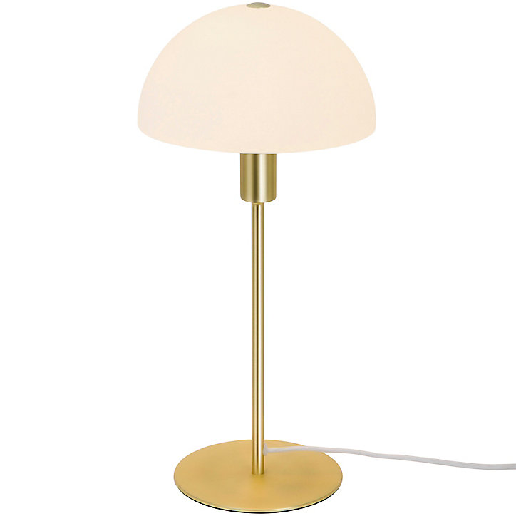 Lampe à poser Ellen Ø 20cm IP20 E27 40W laiton