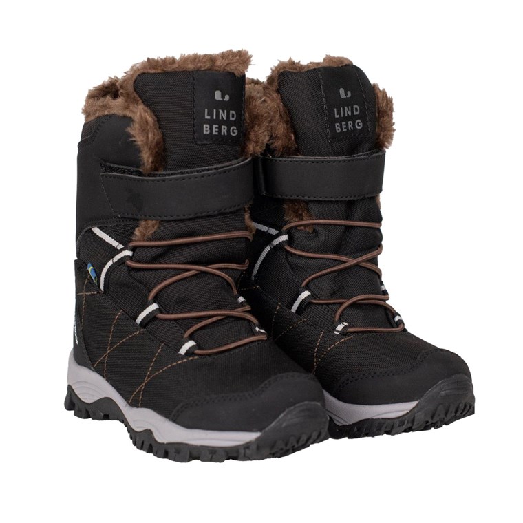 Lindberg Arctic Snow Boot, High Black/Brown