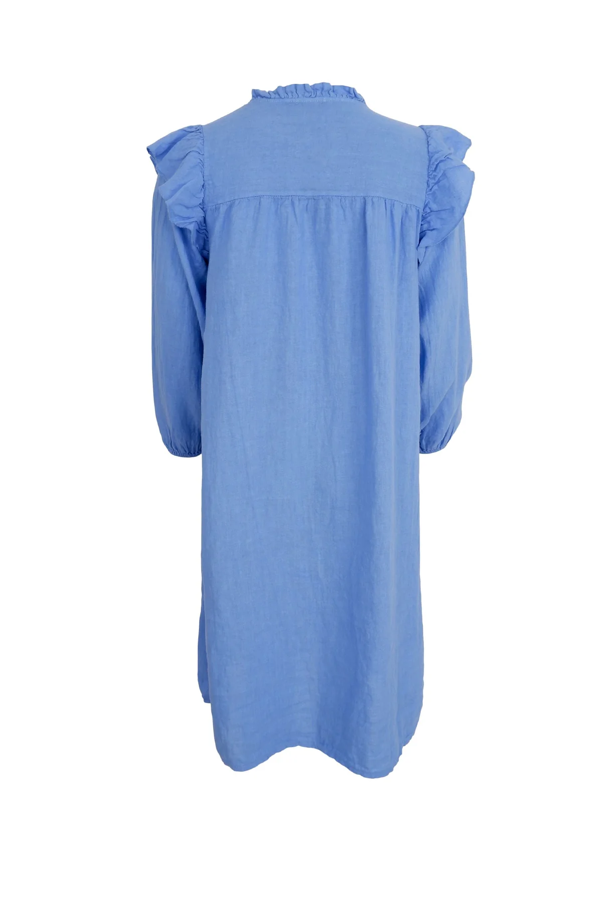 Black Colour Bcmelina Frill Dress sky blue