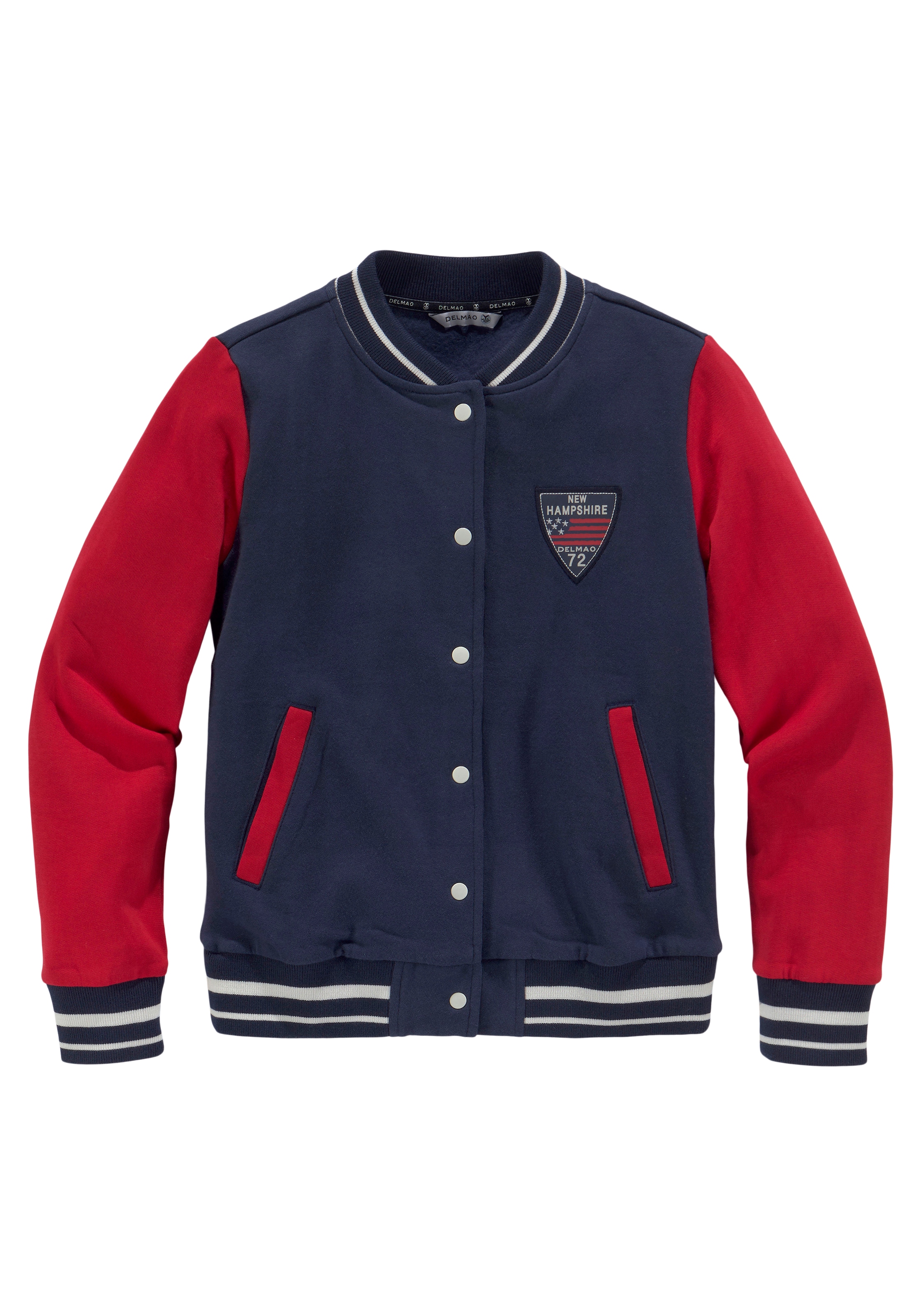 DELMAO Sweatjacke »für Mädchen«, , im College-Style
