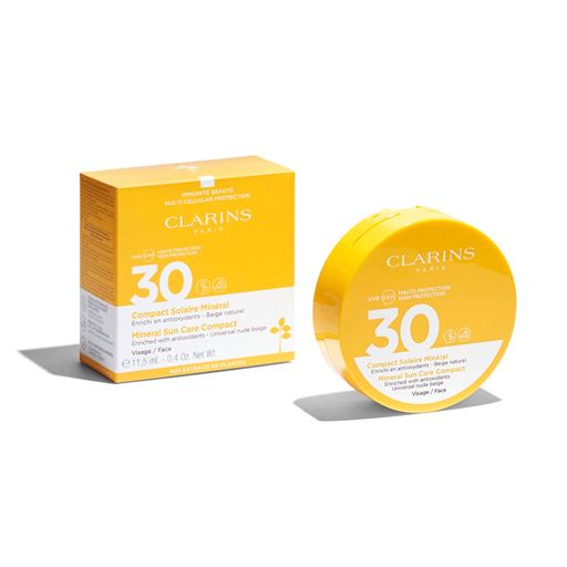 Clarins Mineral Sun Care Compact Solcreme, SPF 30, 11,5 ml