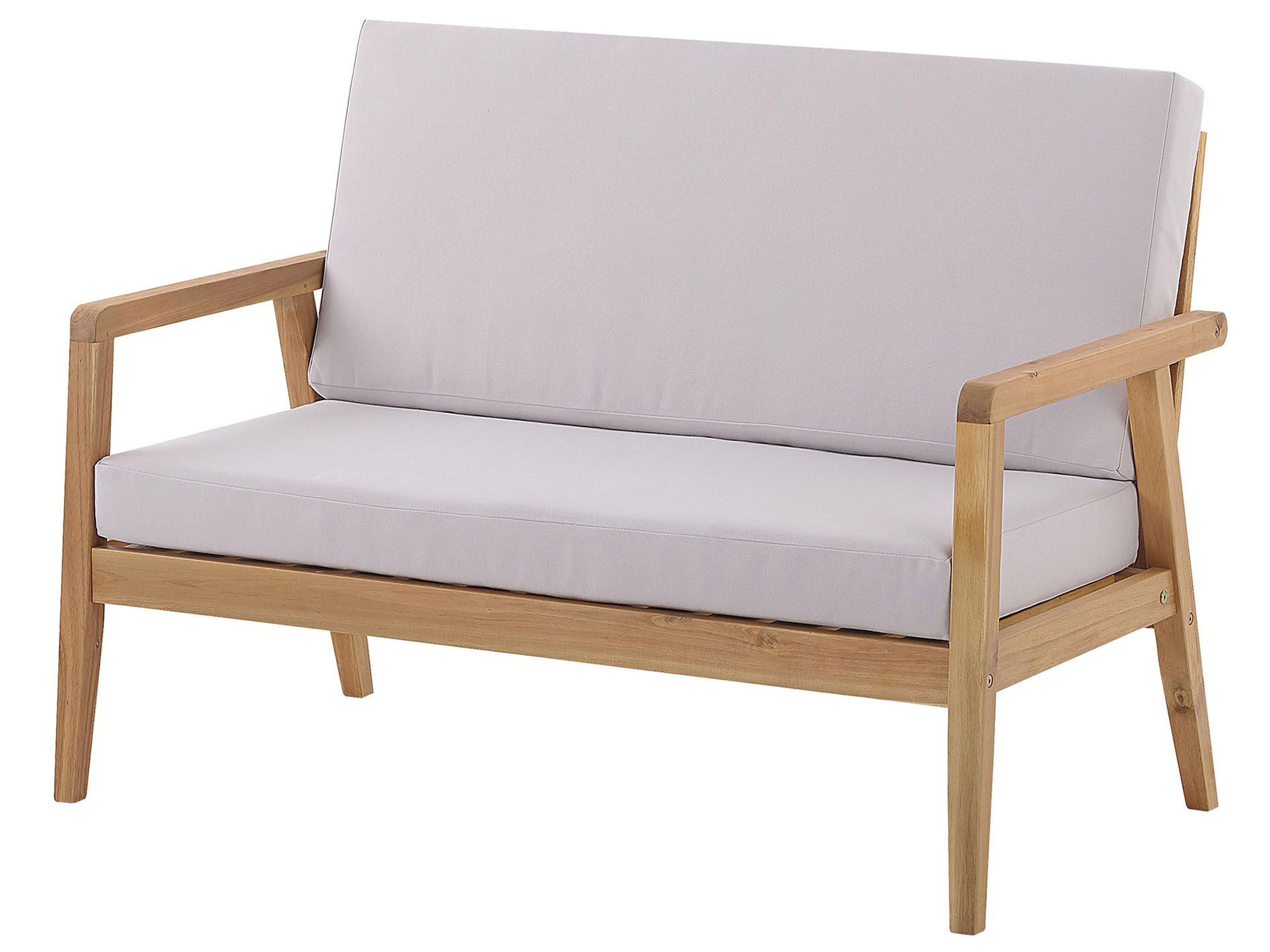 Loungeset met tafel 4-zits PALLANO Acaciahout Taupe