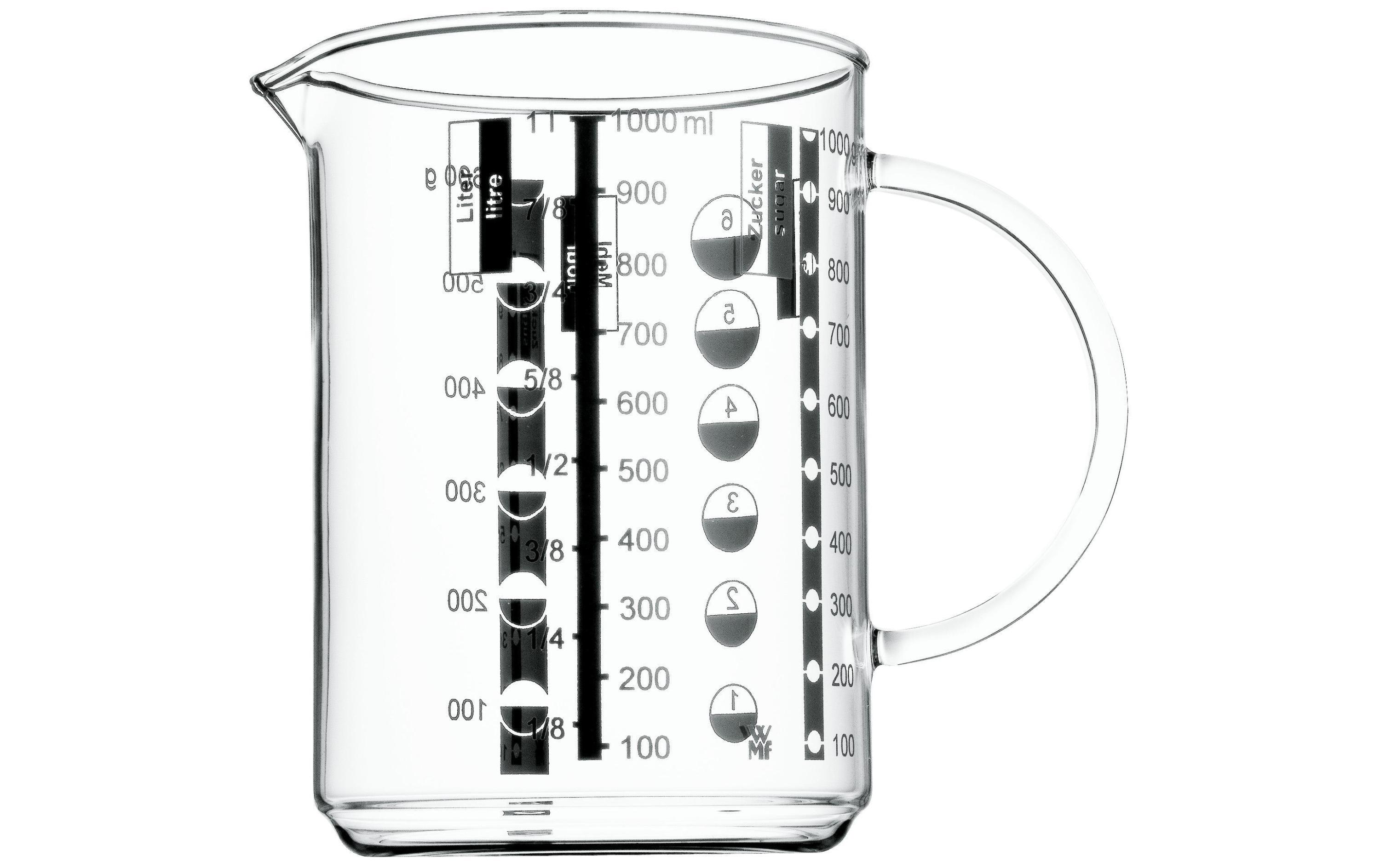 Messbecher Gourmet 10 dl, TransparentMessbehälter aus Glas
