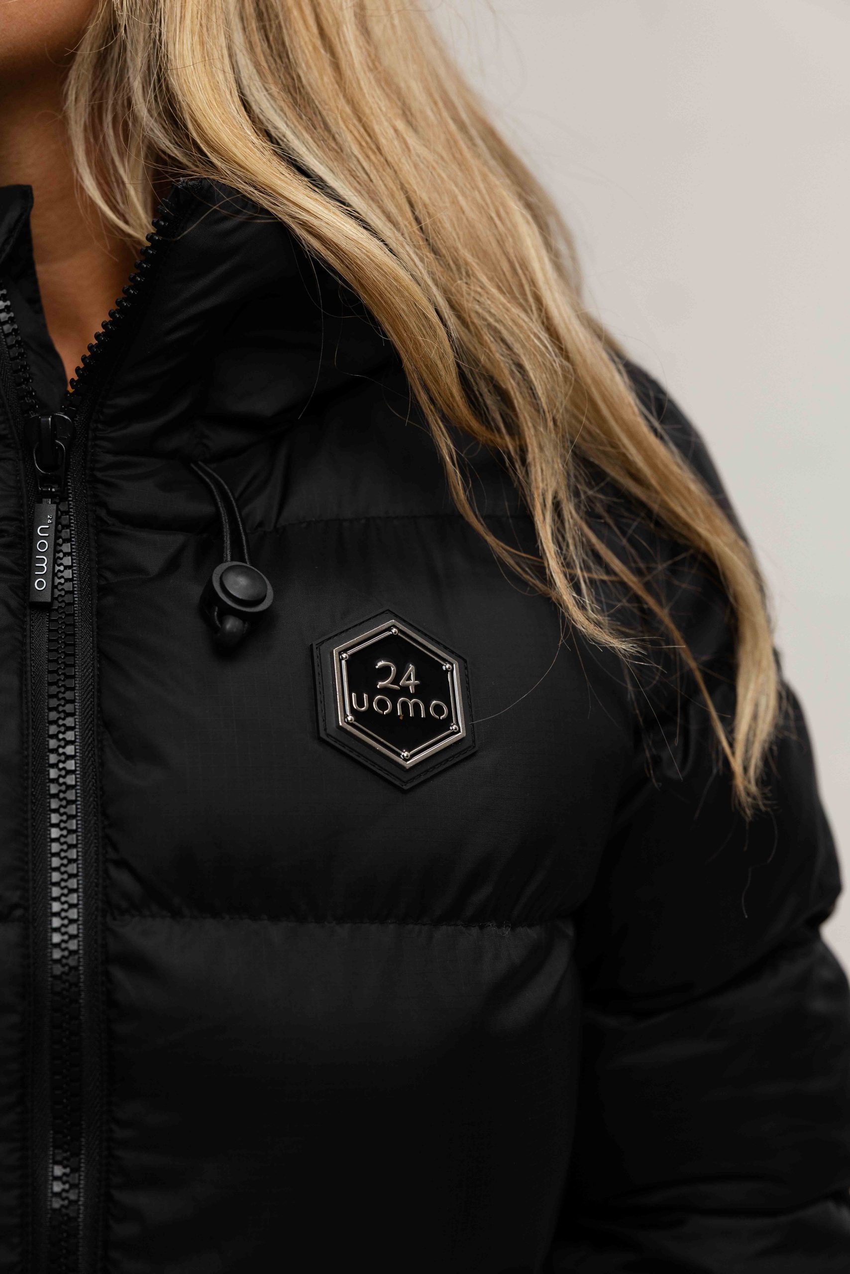 24 Uomo Puffer 2.0 Jacket Dames Zwart